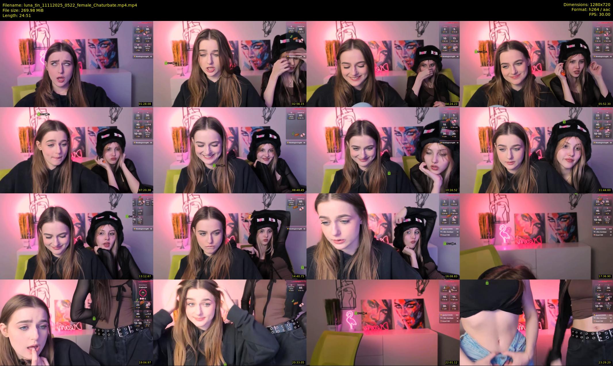luna_tin — 25 minute Chaturbate couple cam show recording, 720p, Nov 11, 2025