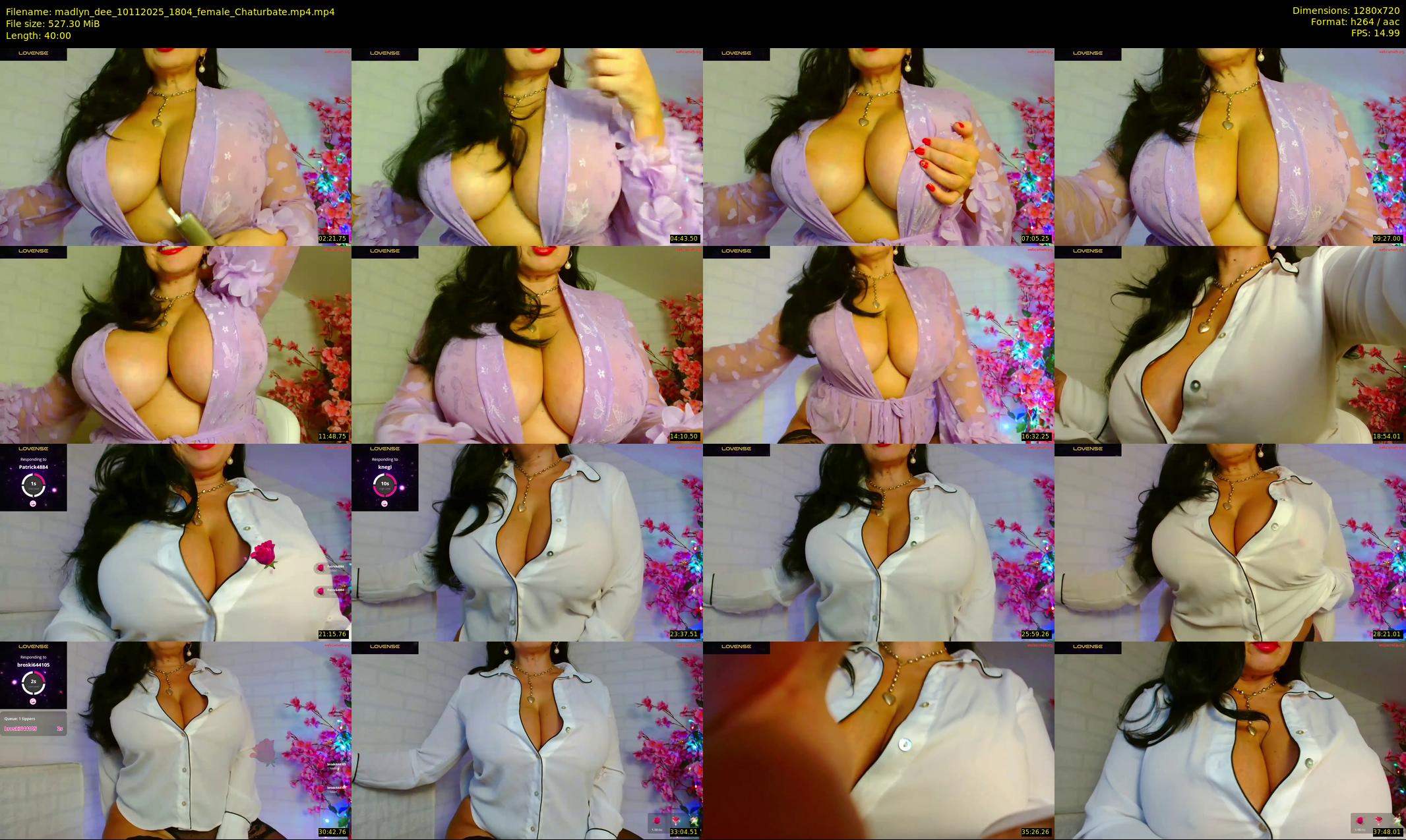 madlyn_dee — 40 minute Chaturbate female cam show recording, 720p, Nov 10, 2025