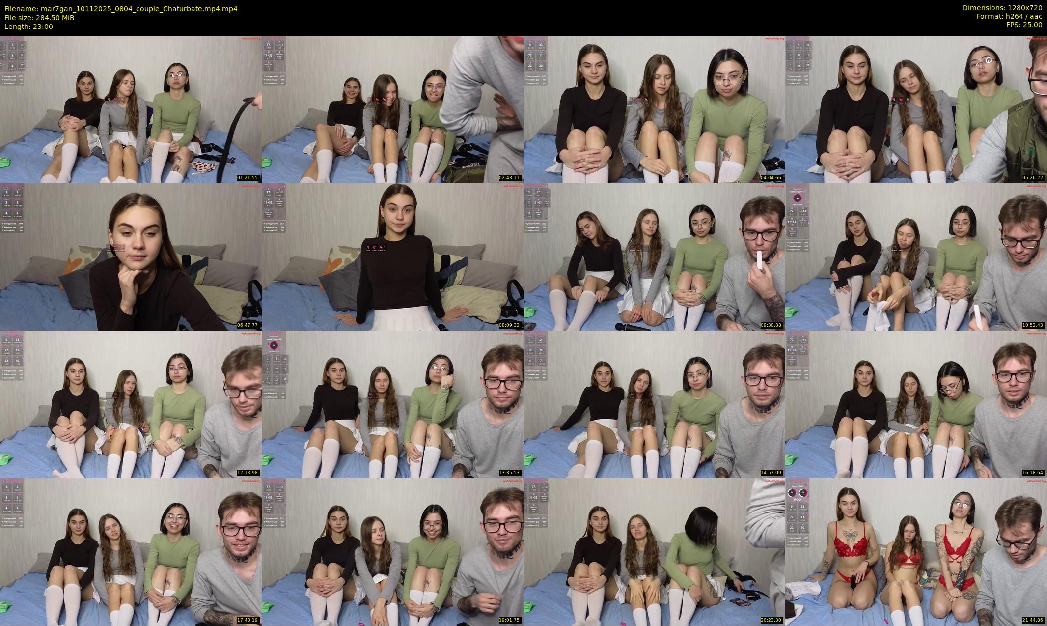 mar7gan — 23 minute Chaturbate couple cam show recording, 720p, Nov 10, 2025