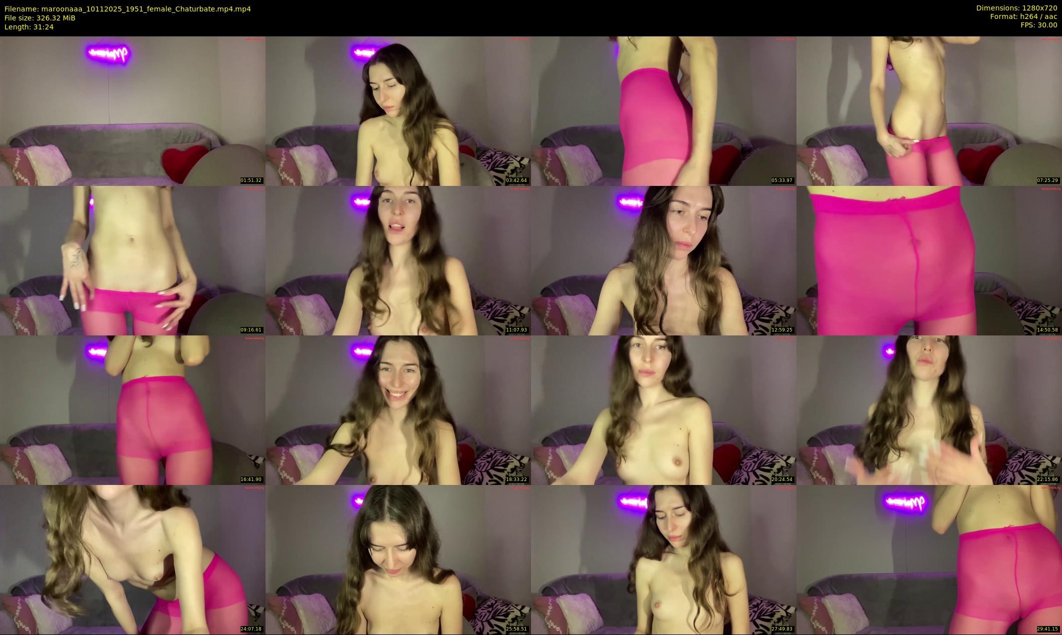 maroonaaa — 32 minute Chaturbate female cam show recording, 720p, Nov 10, 2025