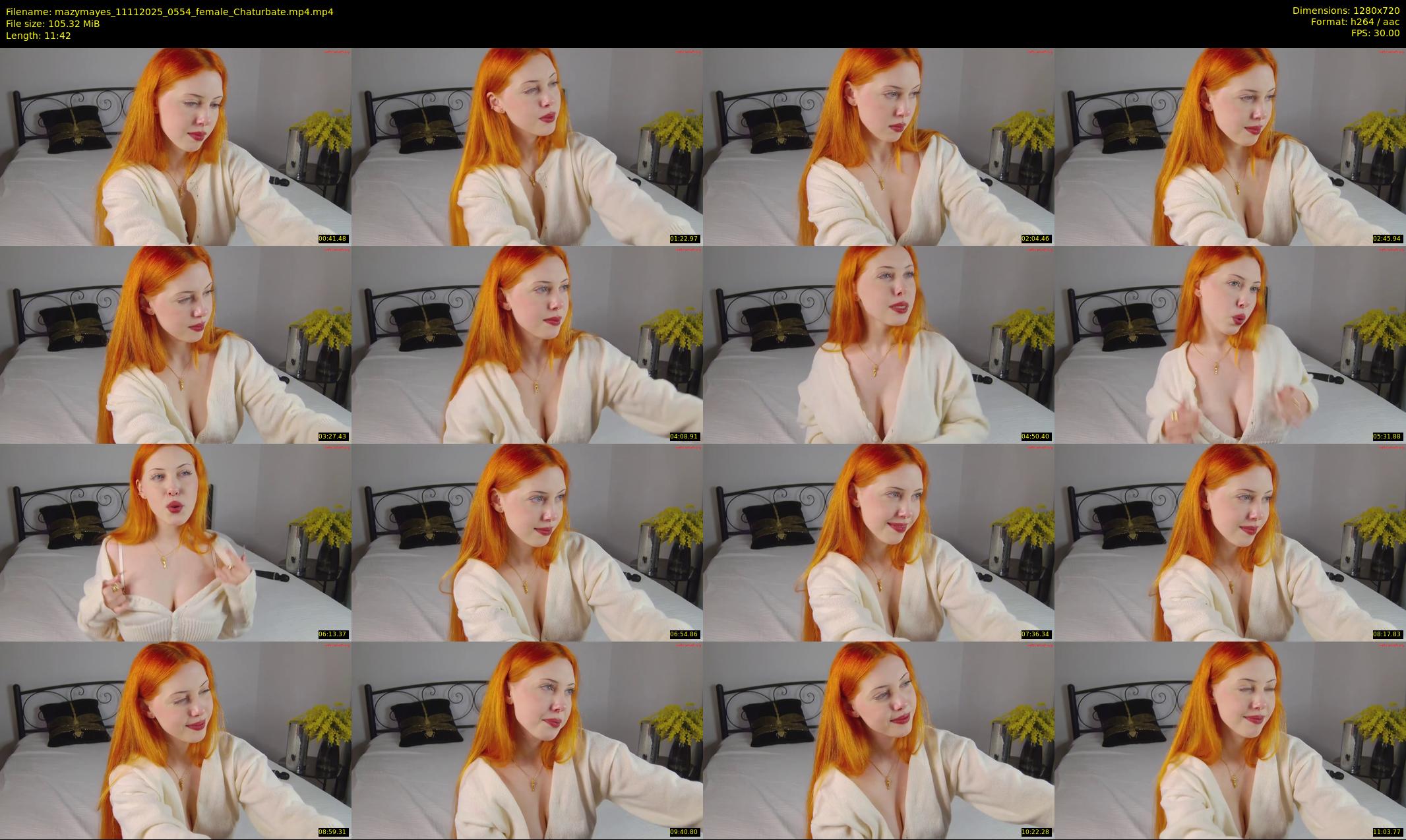 mazymayes — 12 minute Chaturbate female cam show recording, 720p, Nov 11, 2025