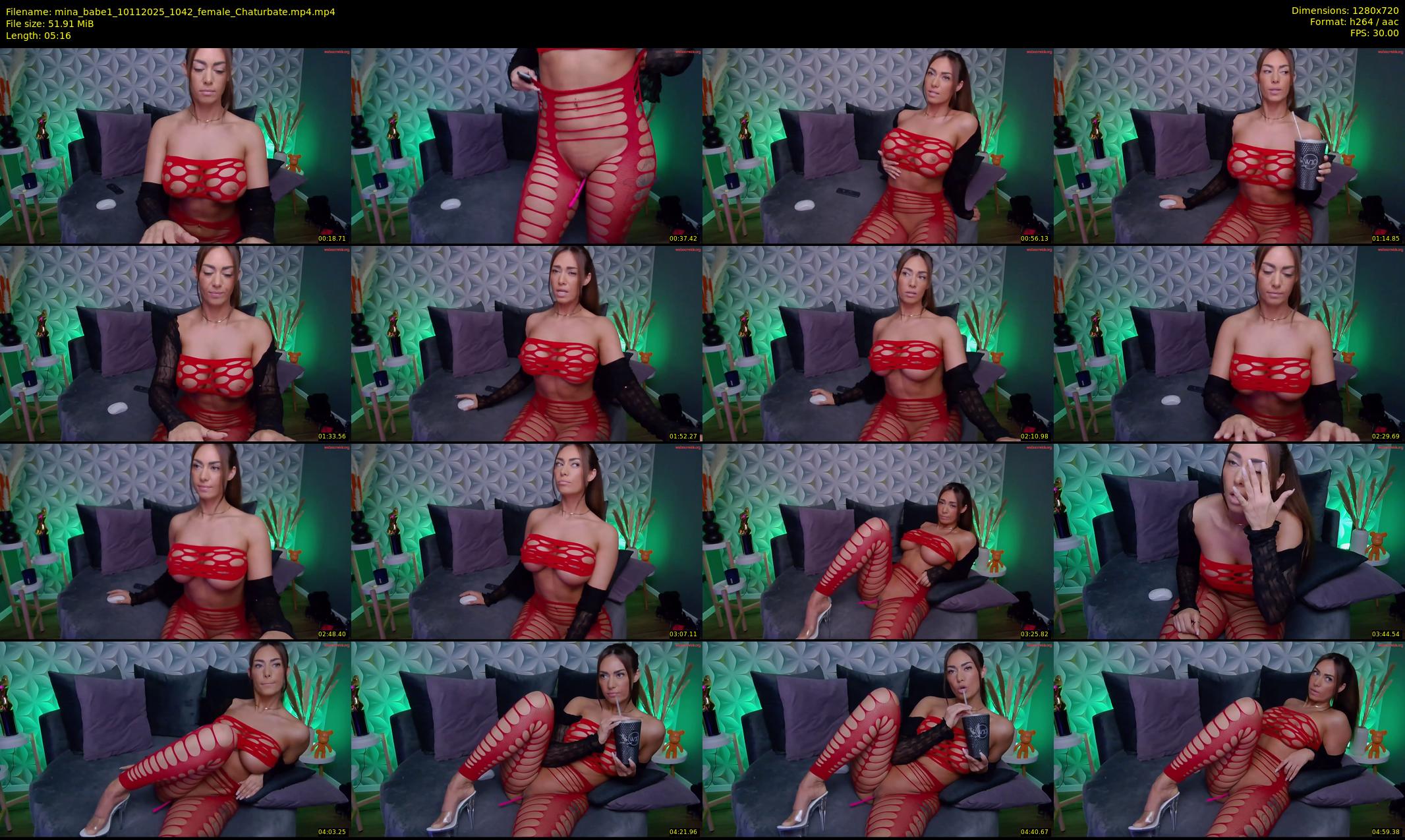 mina_babe1 — 6 minute Chaturbate female cam show recording, 720p, Nov 10, 2025