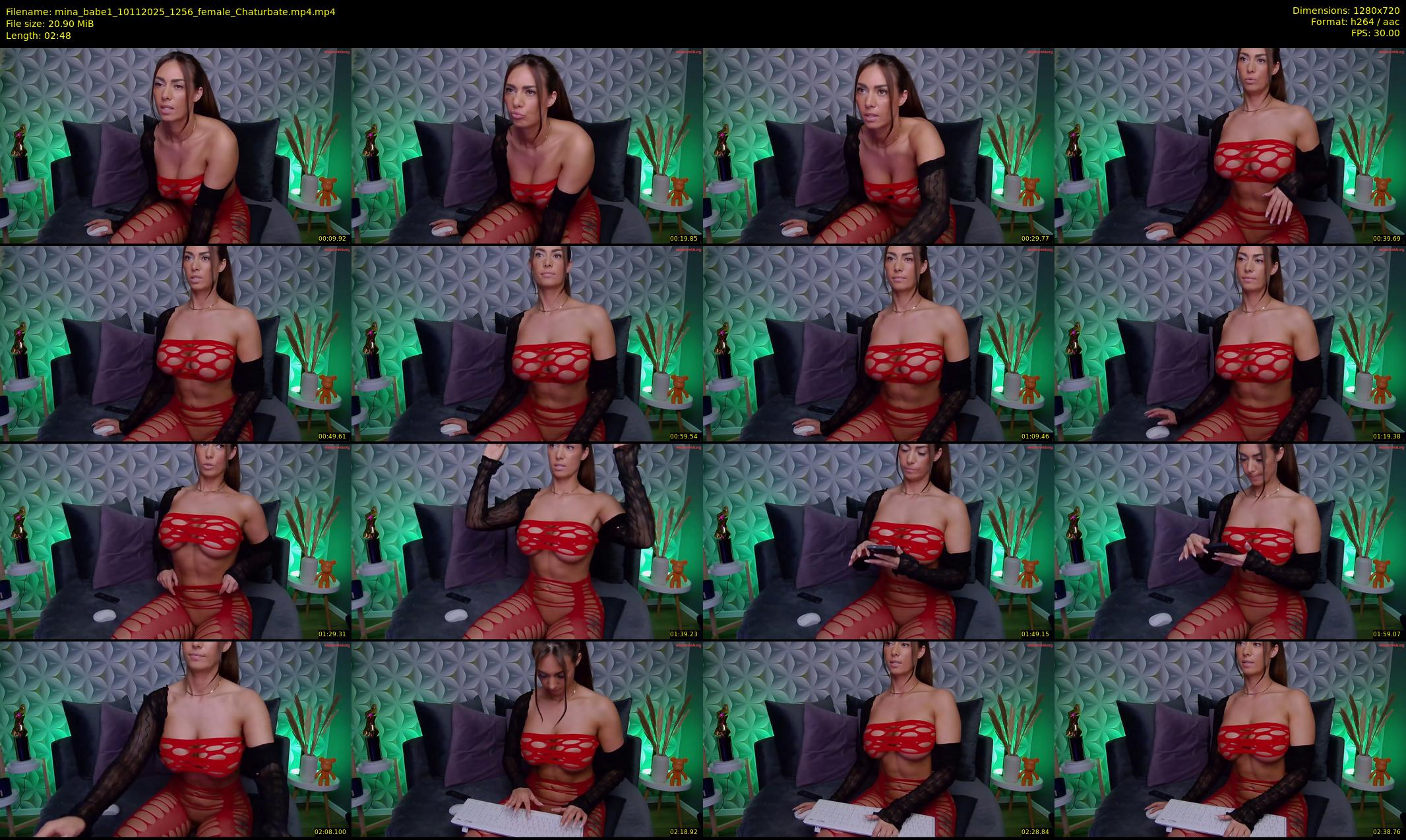 mina_babe1 — 3 minute Chaturbate female cam show recording, 720p, Nov 10, 2025