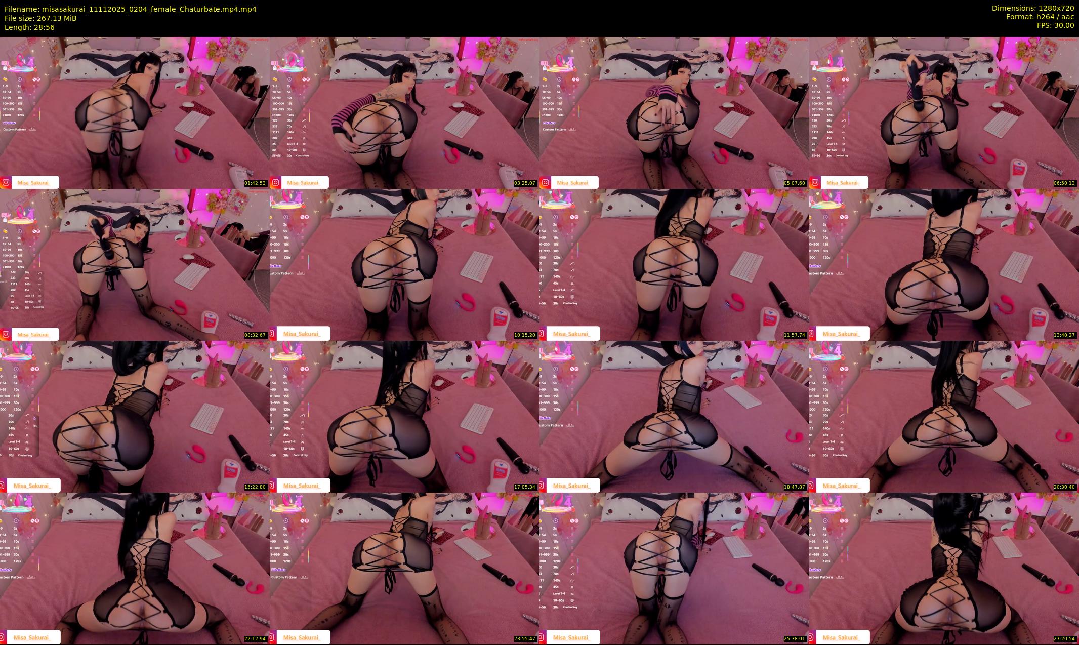 misasakurai — 29 minute Chaturbate female cam show recording, 720p, Nov 11, 2025