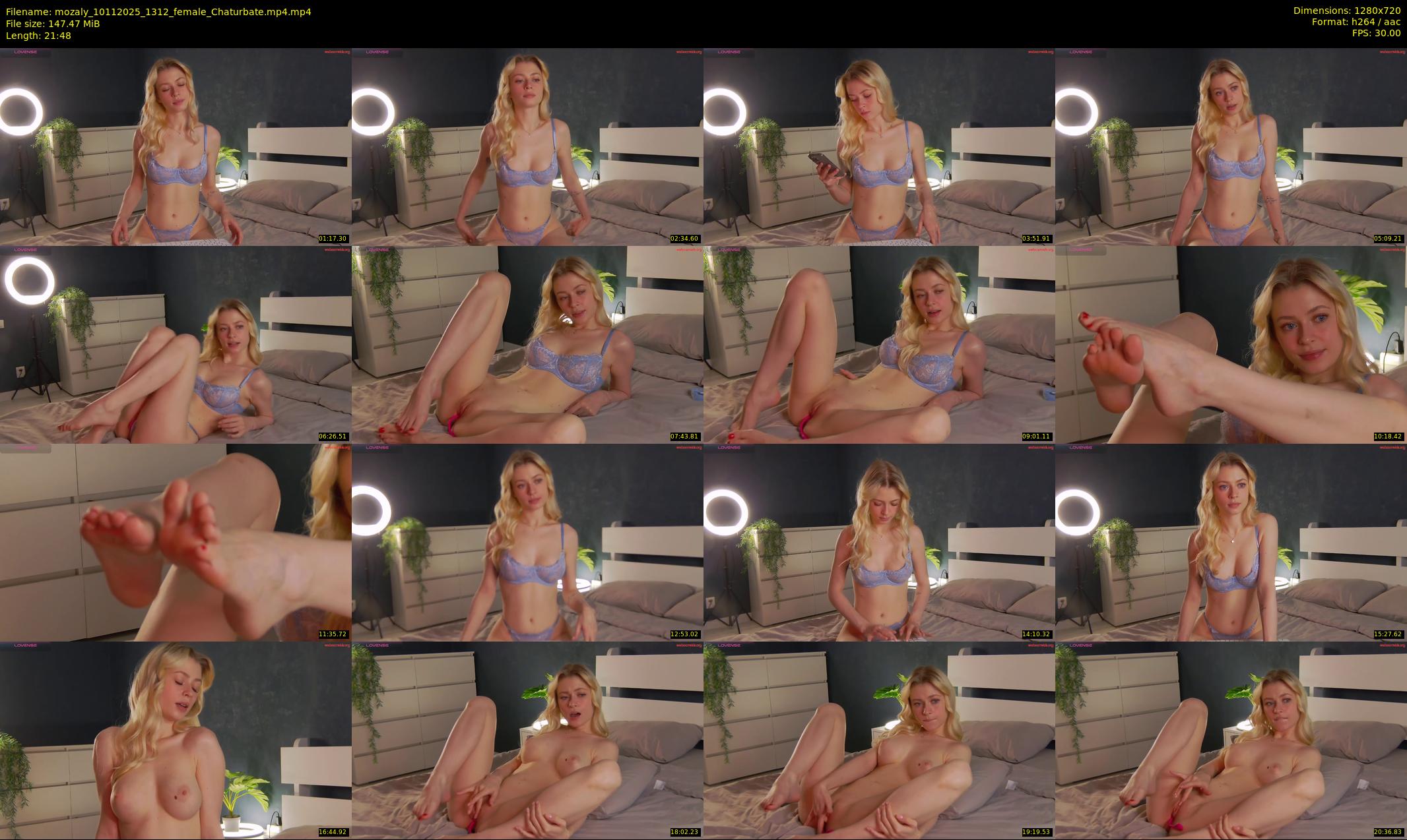 mozaly — 22 minute Chaturbate female cam show recording, 720p, Nov 10, 2025