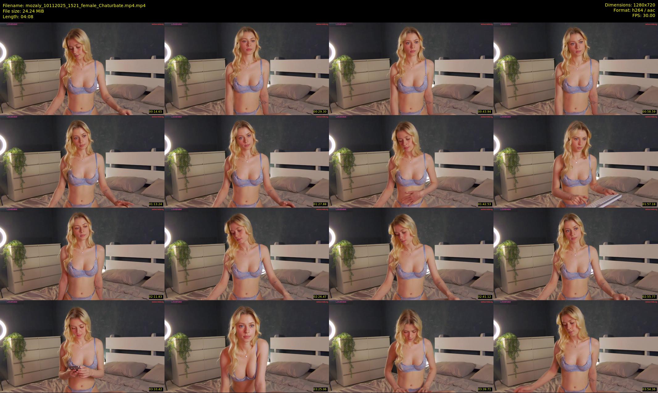 mozaly — 5 minute Chaturbate female cam show recording, 720p, Nov 10, 2025