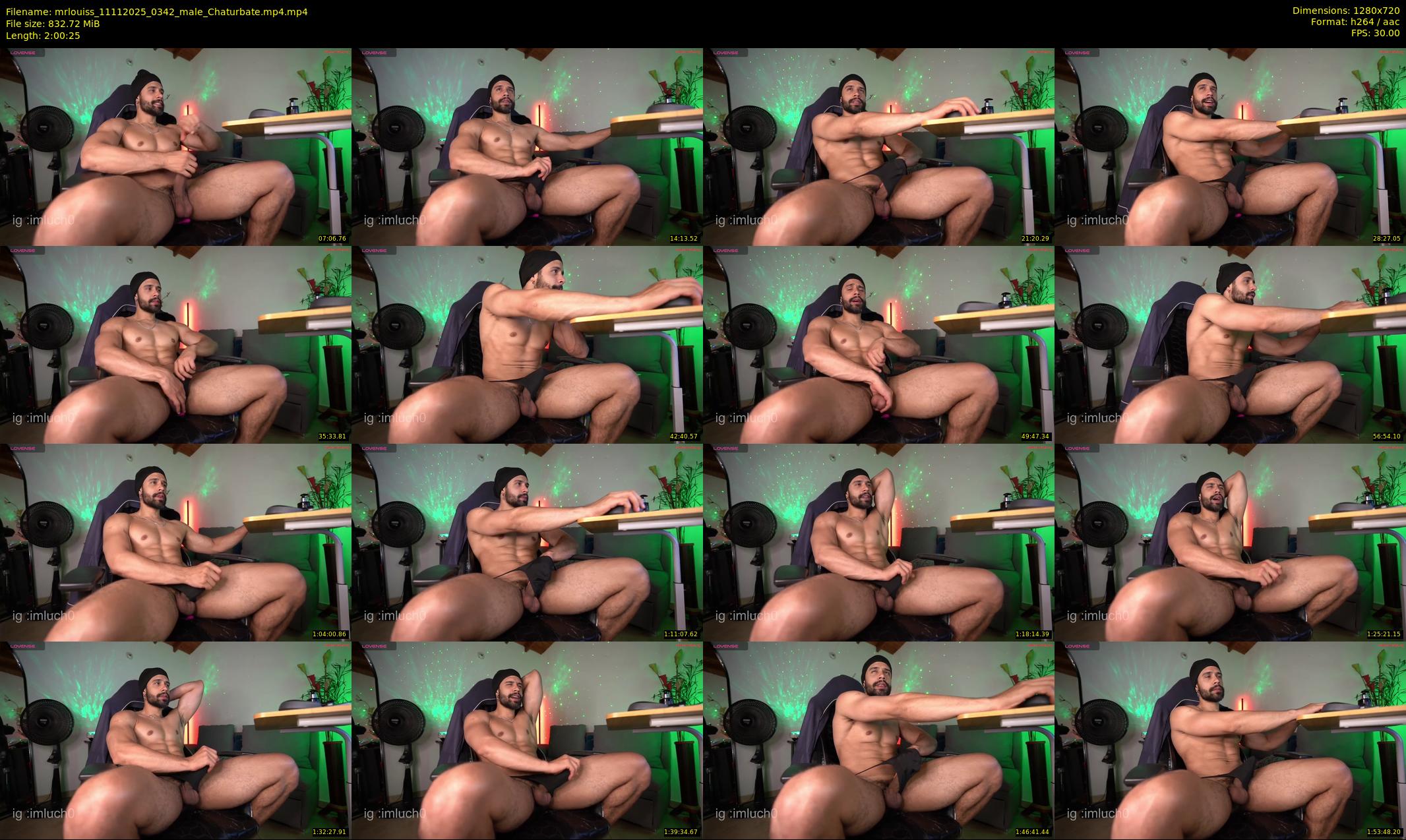 mrlouiss — 121 minute Chaturbate male cam show recording, 720p, Nov 11, 2025