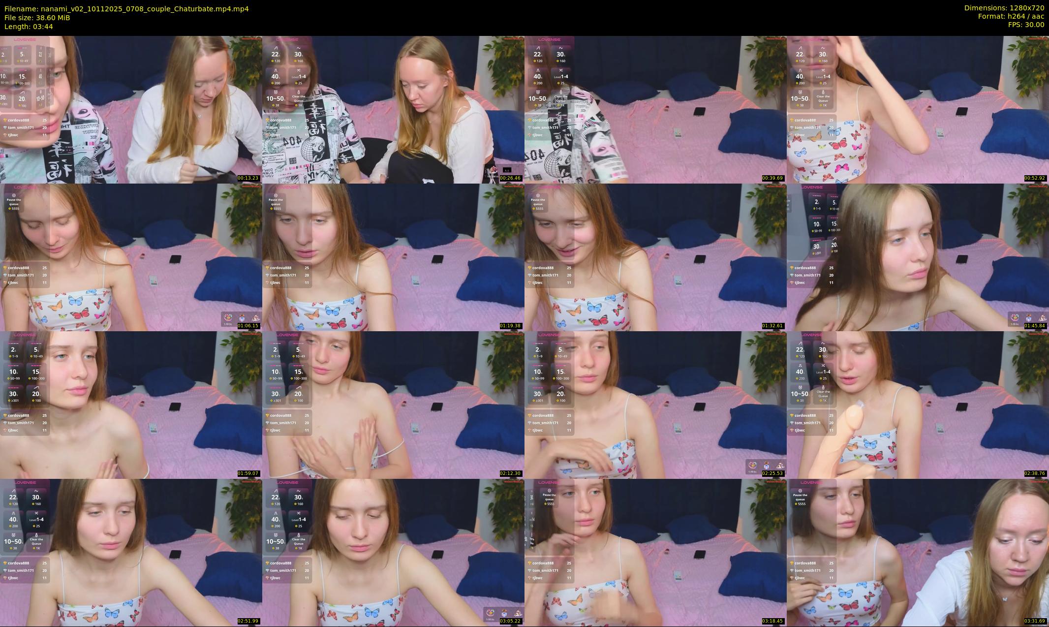 nanami_v02 — 4 minute Chaturbate couple cam show recording, 720p, Nov 10, 2025