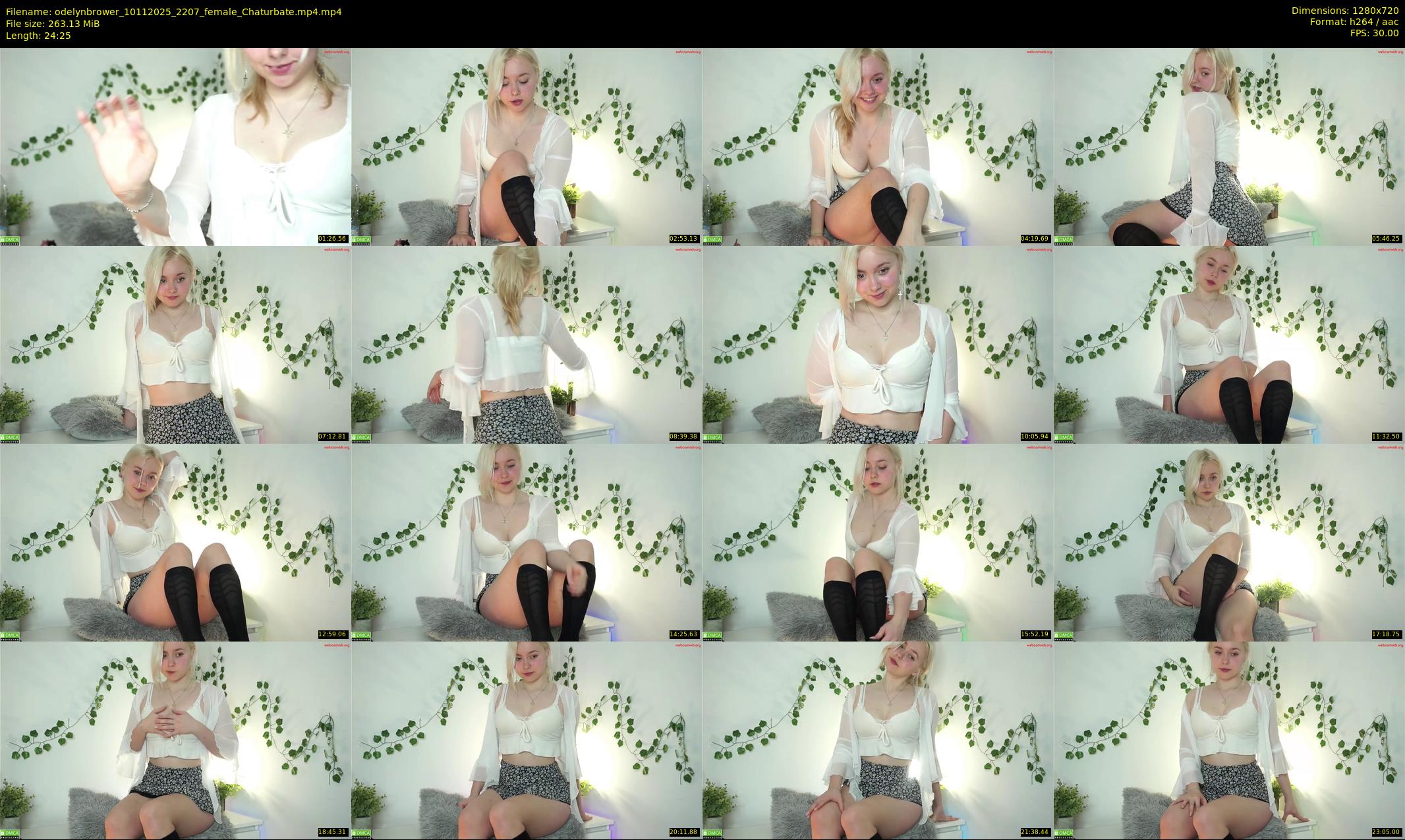 odelynbrower — 25 minute Chaturbate female cam show recording, 720p, Nov 10, 2025
