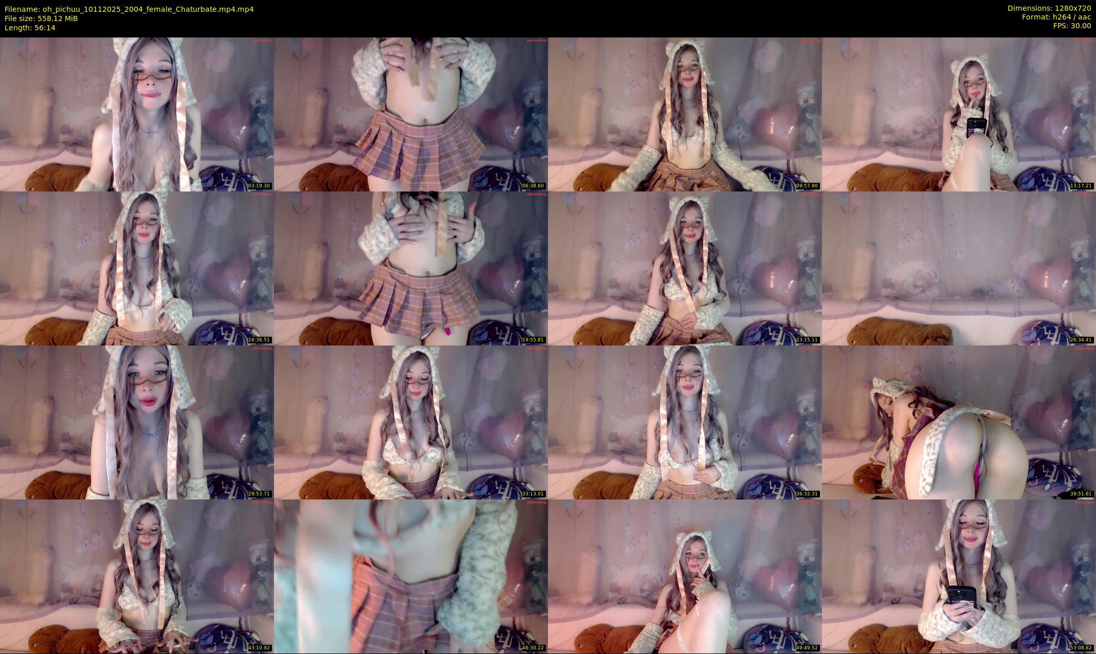 oh_pichuu — 57 minute Chaturbate female cam show recording, 720p, Nov 10, 2025