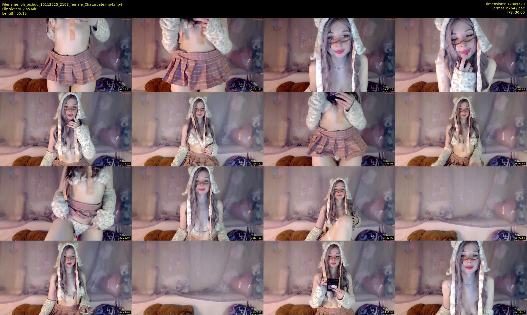 oh_pichuu — 56 minute Chaturbate female cam show recording, 720p, Nov 10, 2025