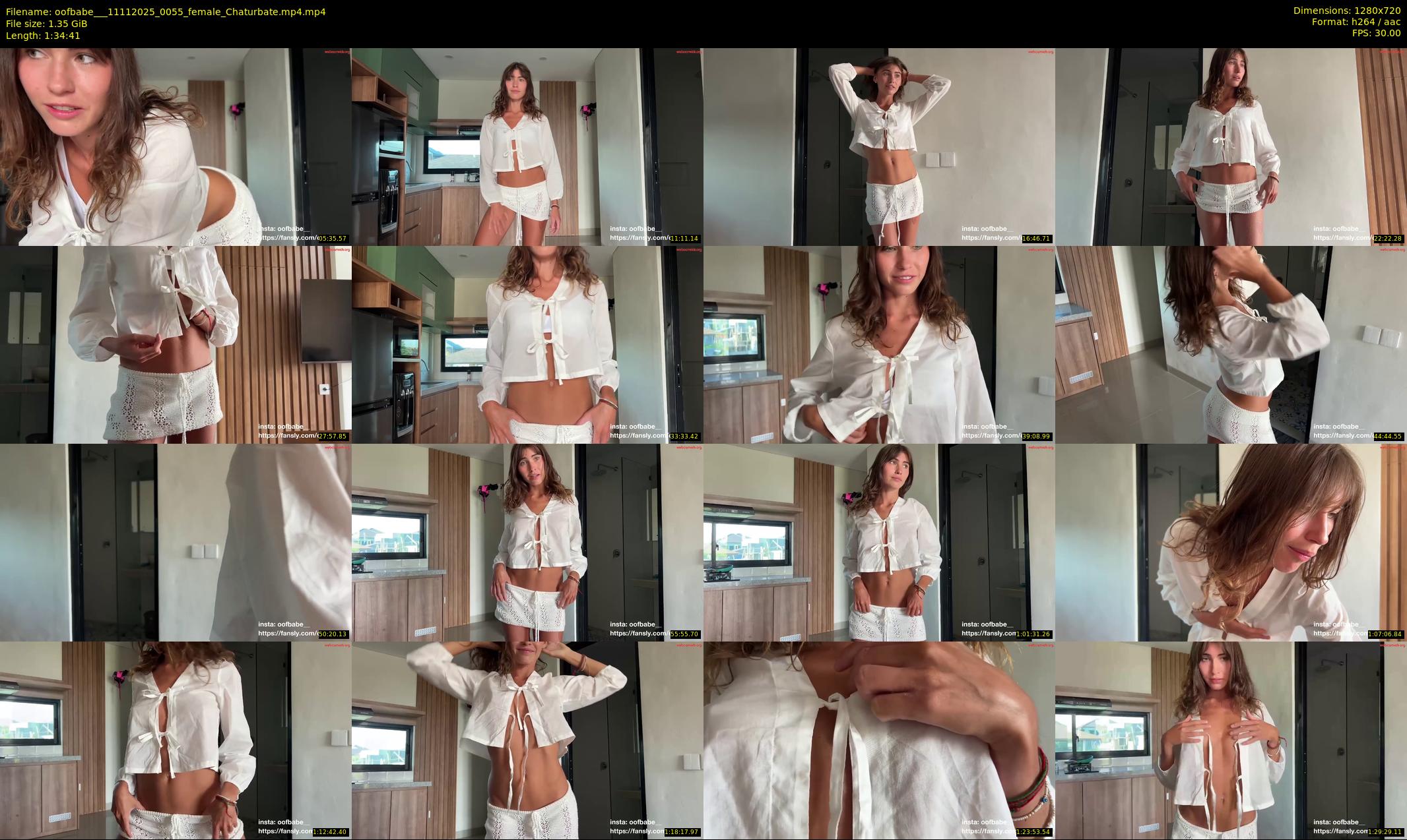 oofbabe__ — 95 minute Chaturbate female cam show recording, 720p, Nov 11, 2025