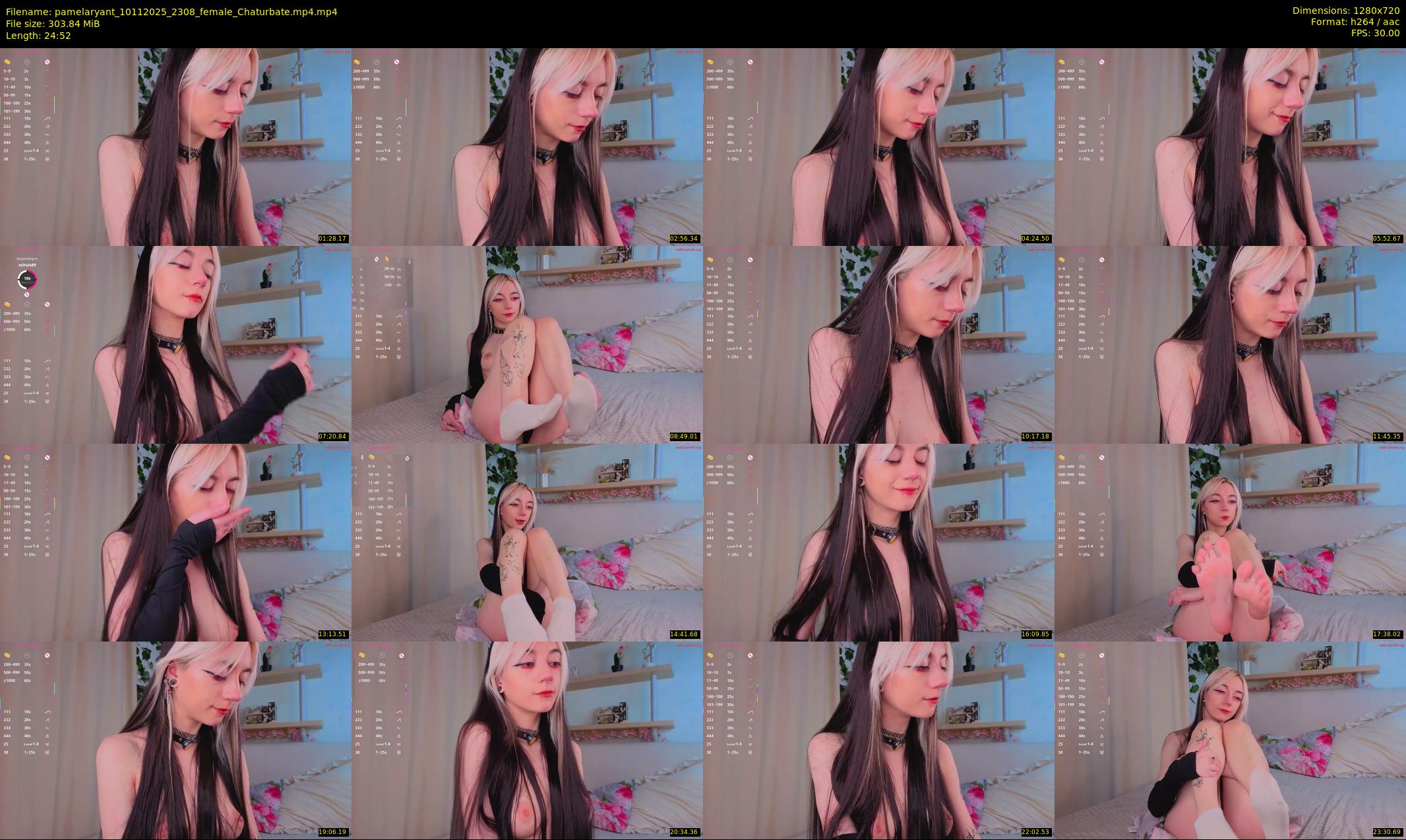 pamelaryant — 25 minute Chaturbate female cam show recording, 720p, Nov 10, 2025