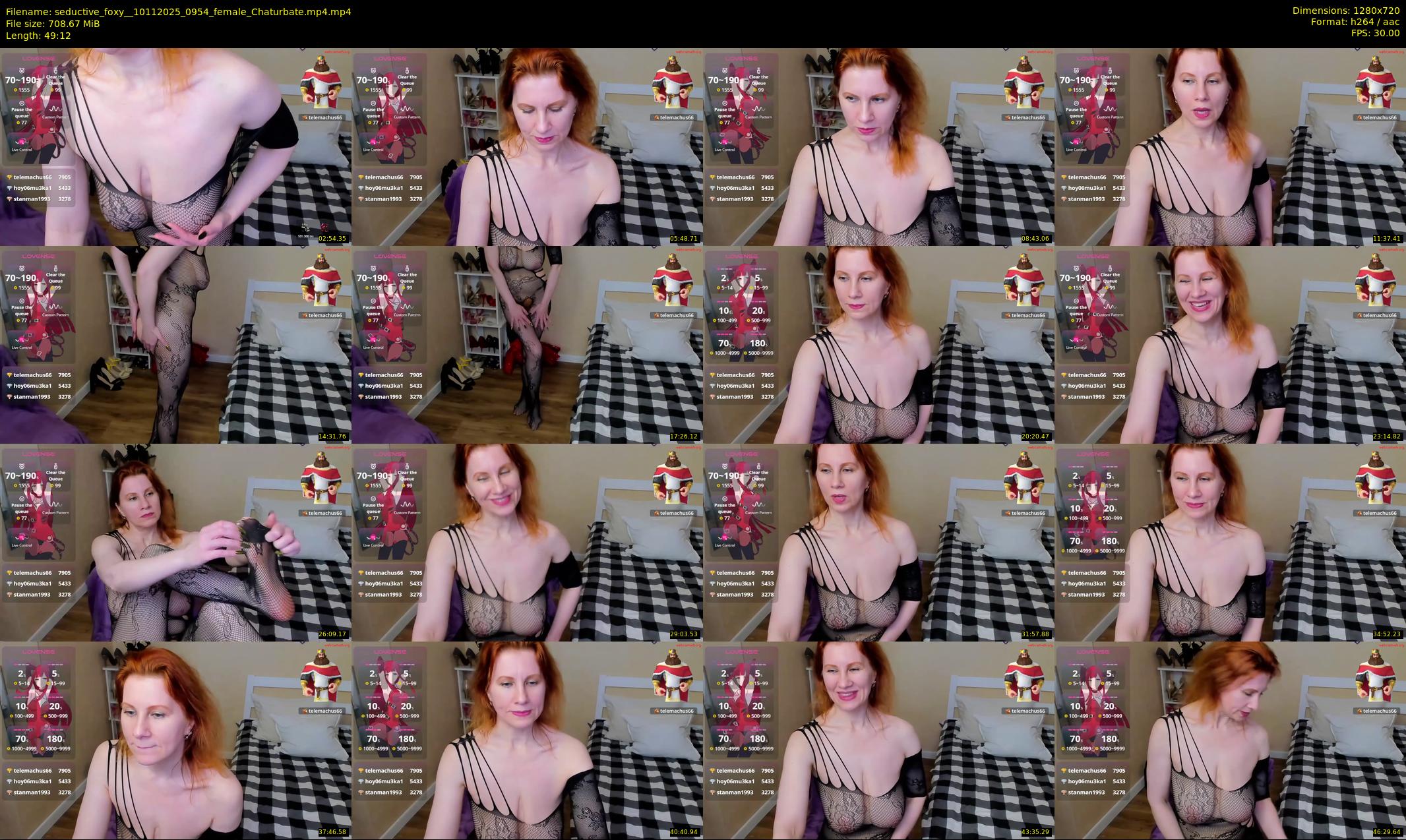 seductive_foxy_ — 50 minute Chaturbate female cam show recording, 720p, Nov 10, 2025