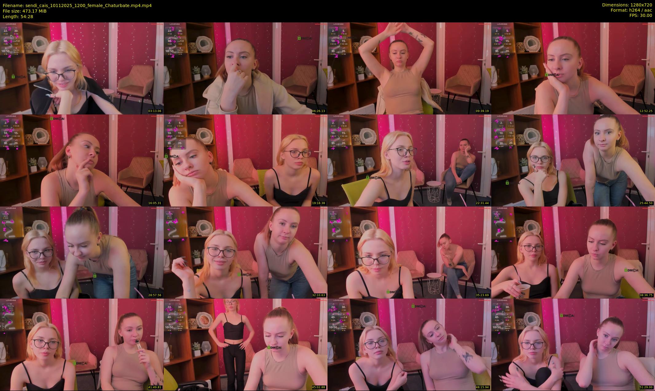 sendi_cais — 55 minute Chaturbate female cam show recording, 720p, Nov 10, 2025