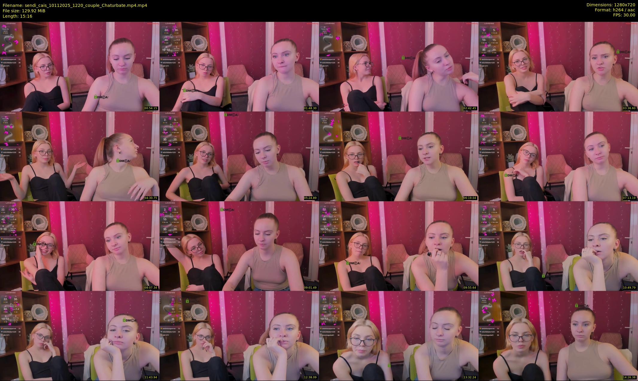 sendi_cais — 16 minute Chaturbate female cam show recording, 720p, Nov 10, 2025