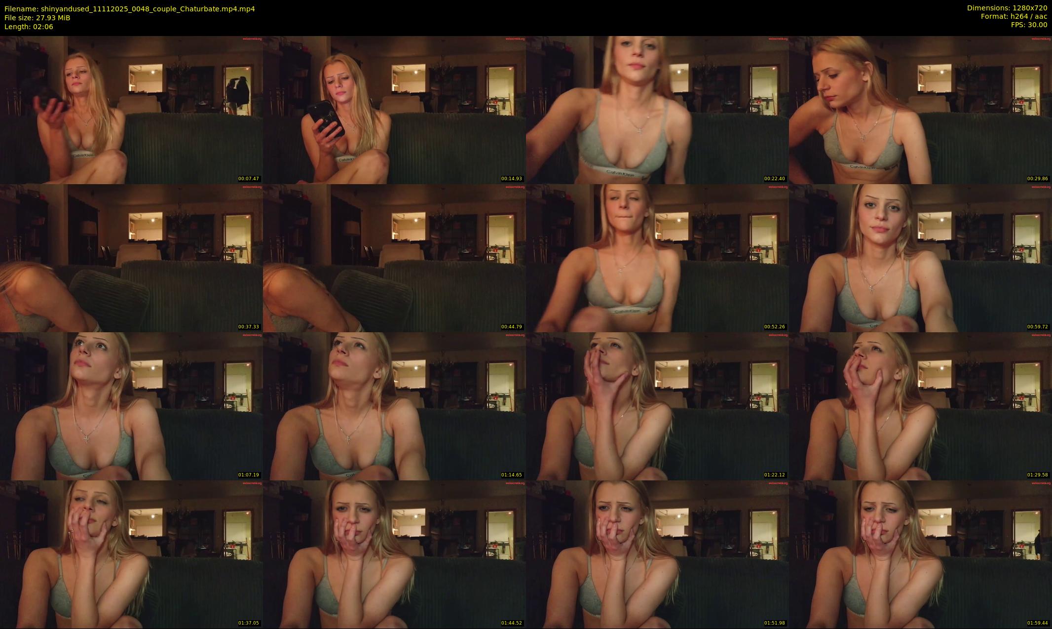 shinyandused — 3 minute Chaturbate couple cam show recording, 720p, Nov 11, 2025
