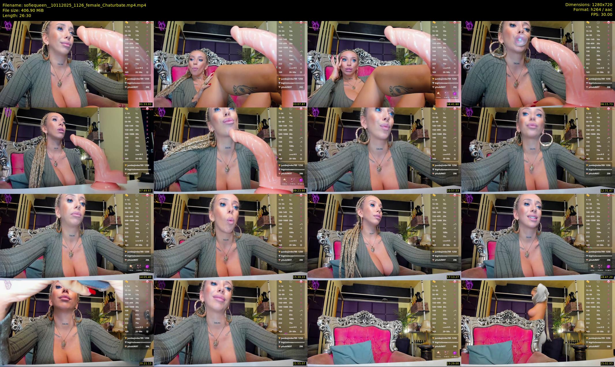 sofiequeen_ — 27 minute Chaturbate female cam show recording, 720p, Nov 10, 2025