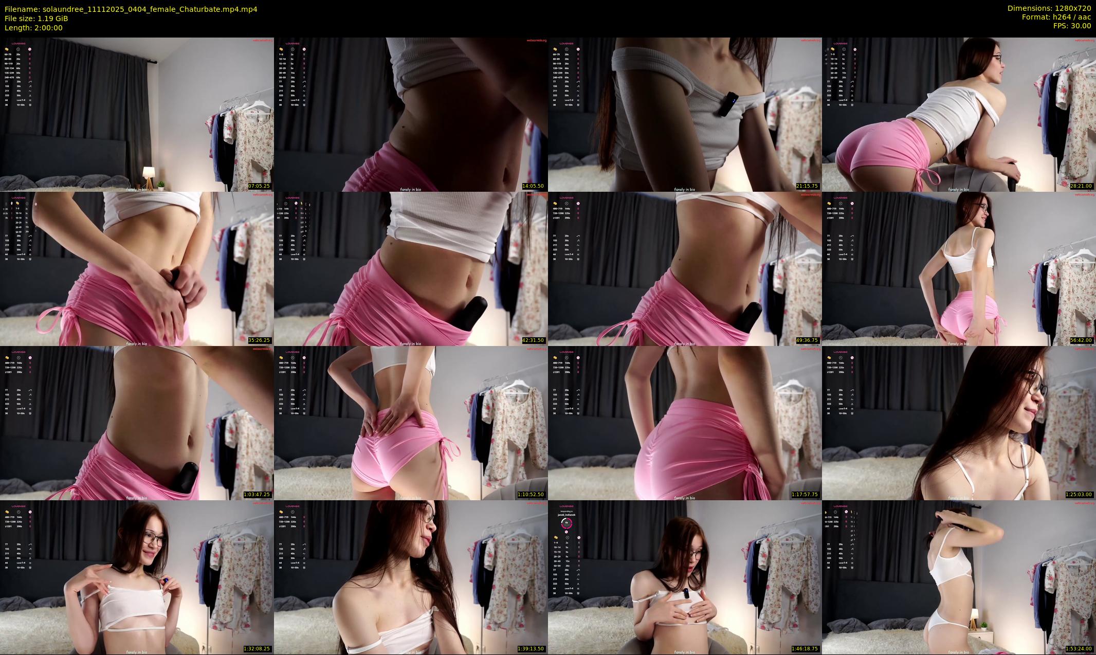solaundree — 120 minute Chaturbate female cam show recording, 720p, Nov 11, 2025