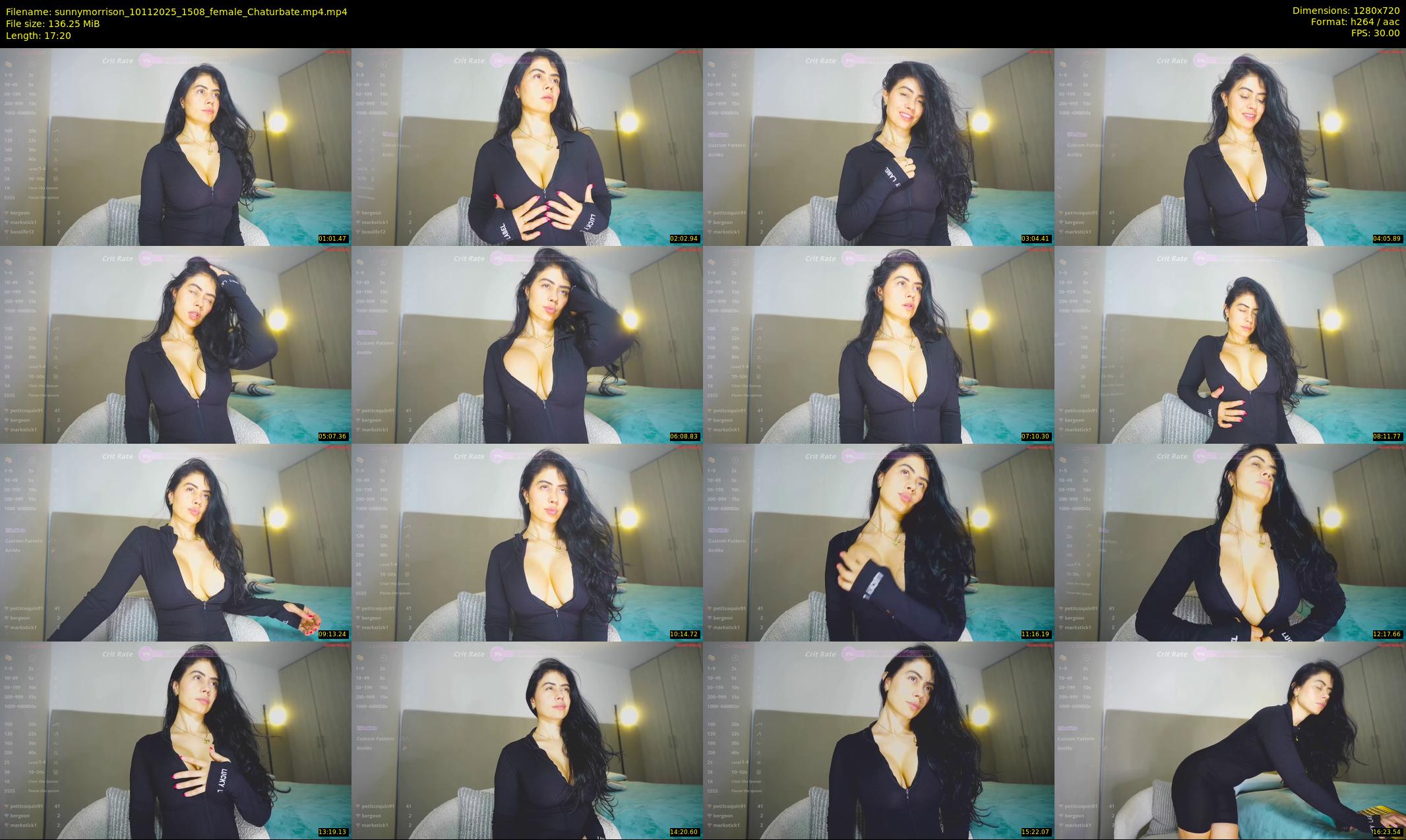 sunnymorrison — 18 minute Chaturbate female cam show recording, 720p, Nov 10, 2025