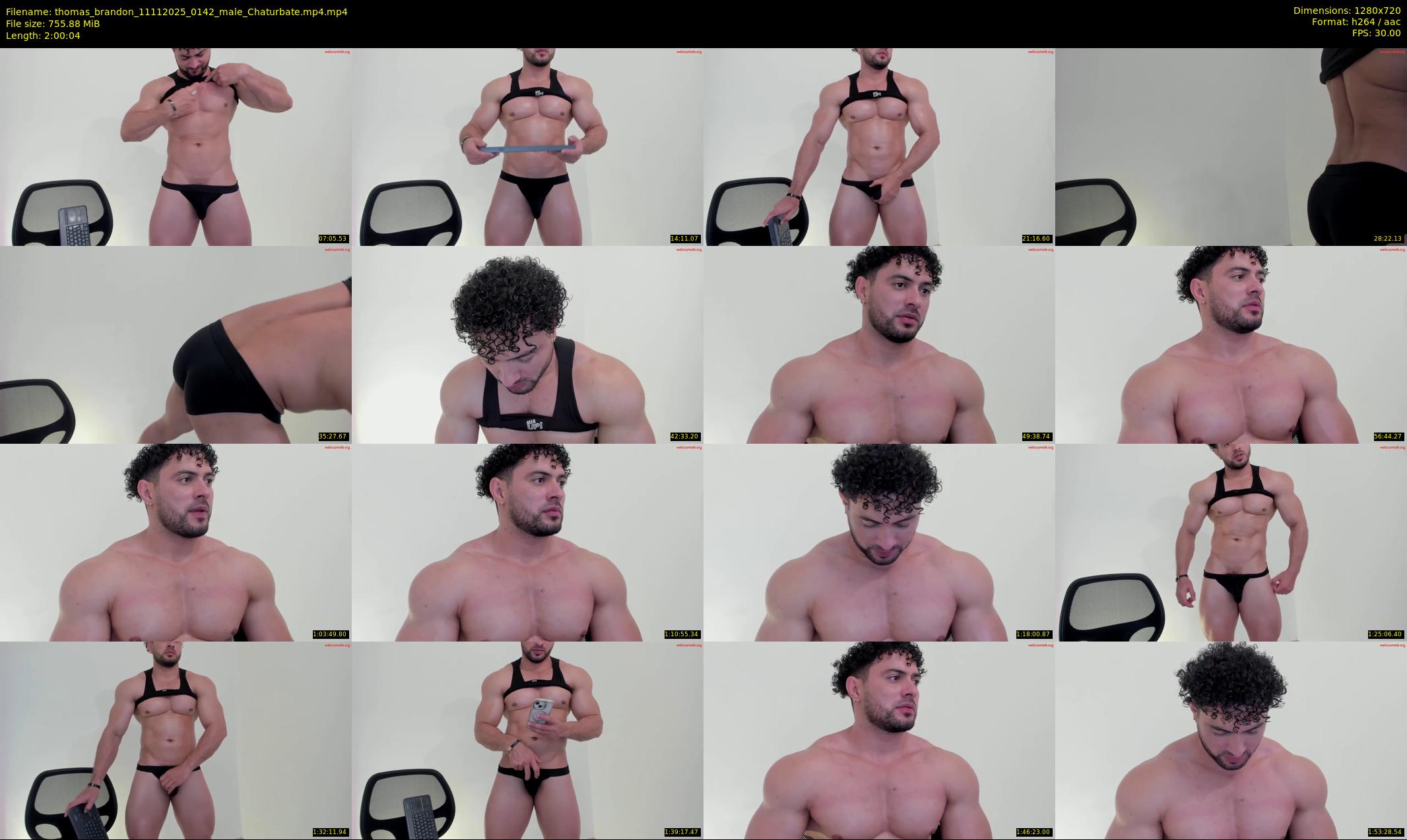 thomas_brandon — 121 minute Chaturbate male cam show recording, 720p, Nov 11, 2025