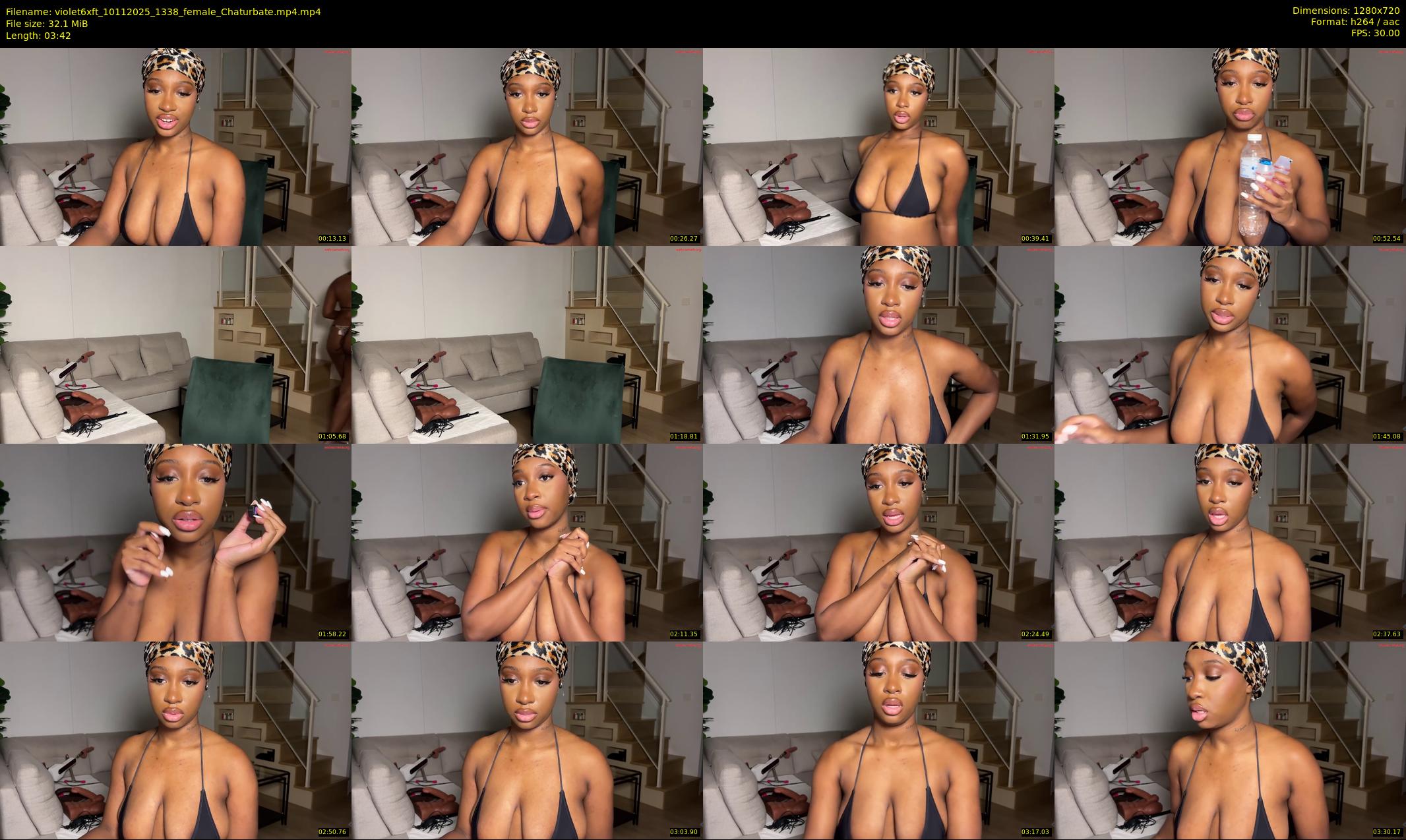 violet6xft — 4 minute Chaturbate female cam show recording, 720p, Nov 10, 2025