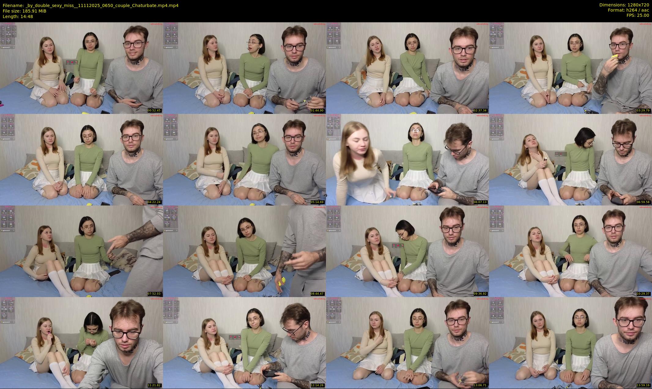 _by_double_sexy_miss_ — 15 minute Chaturbate couple cam show recording, 720p, Nov 11, 2025