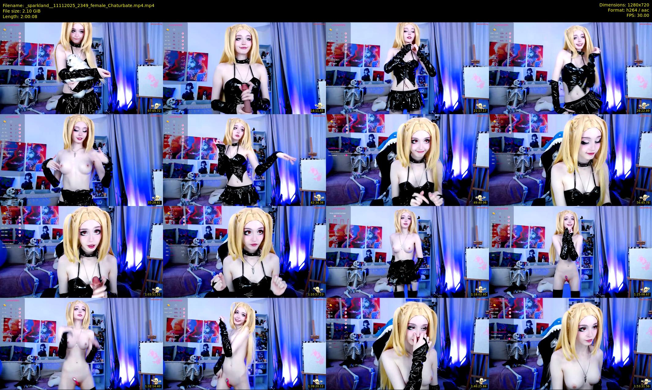_sparkland_ — 121 minute Chaturbate female cam show recording, 720p, Nov 11, 2025