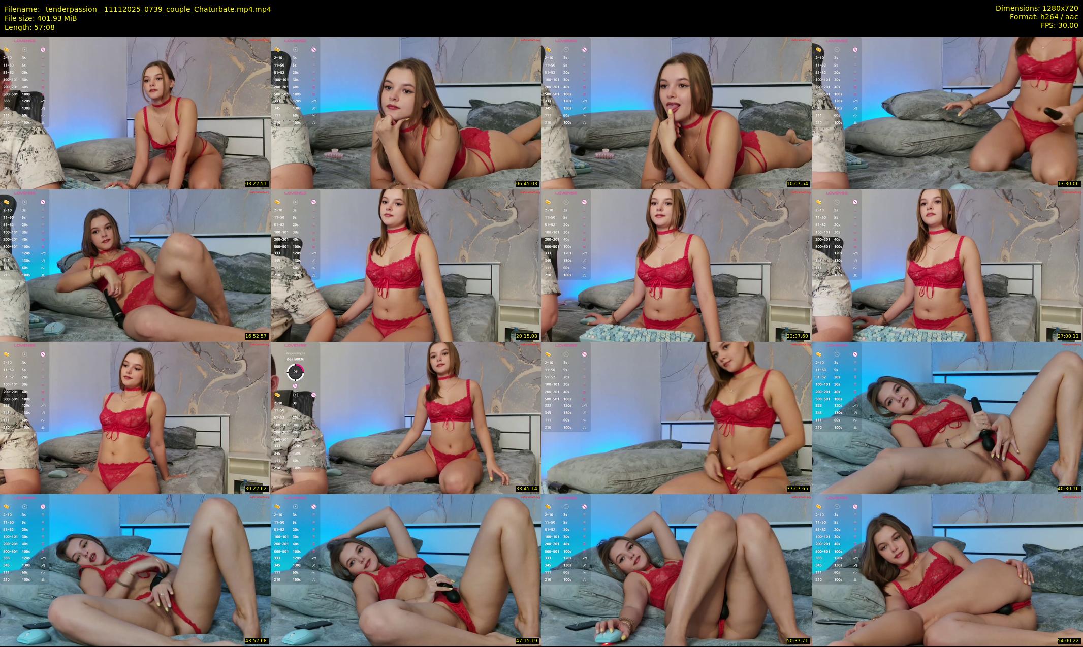 _tenderpassion_ — 58 minute Chaturbate couple cam show recording, 720p, Nov 11, 2025