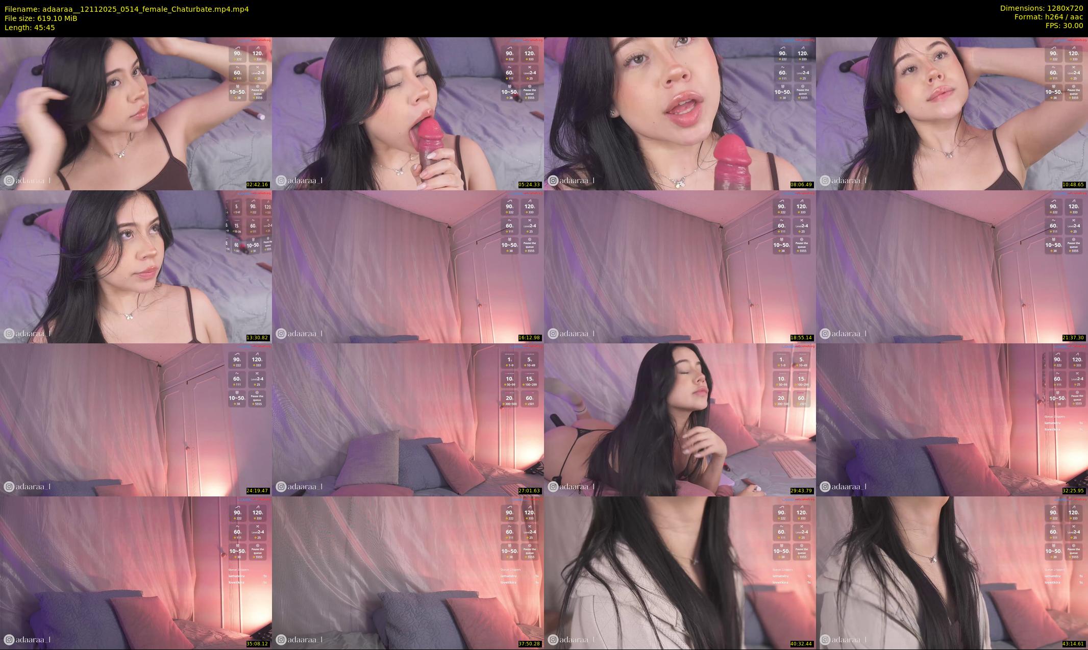 adaaraa_ — 46 minute Chaturbate female cam show recording, 720p, Nov 12, 2025