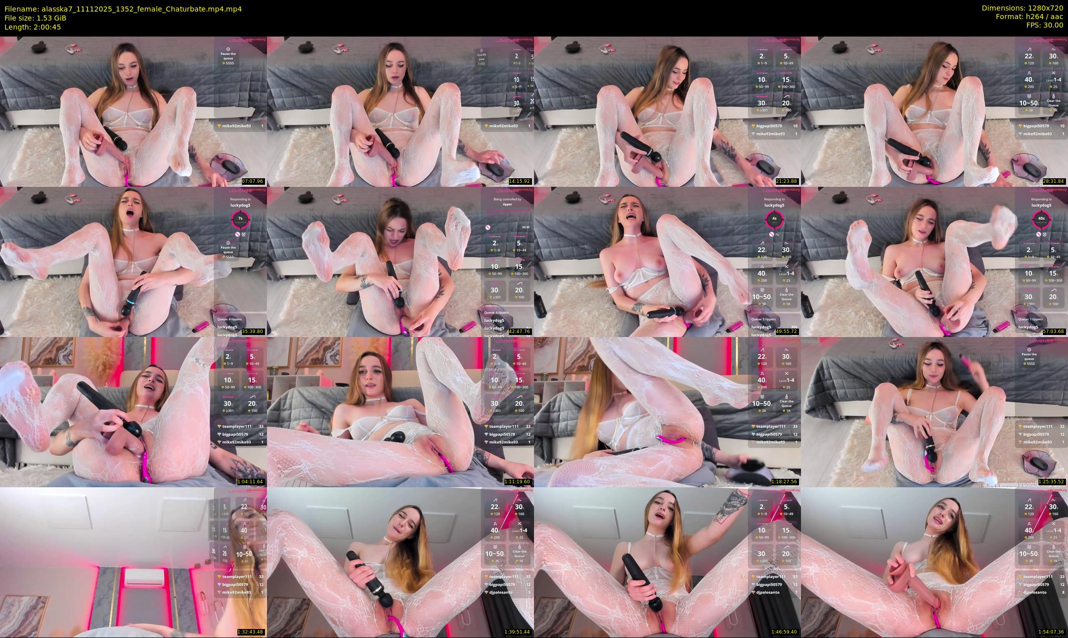 alasska7 — 121 minute Chaturbate female cam show recording, 720p, Nov 11, 2025