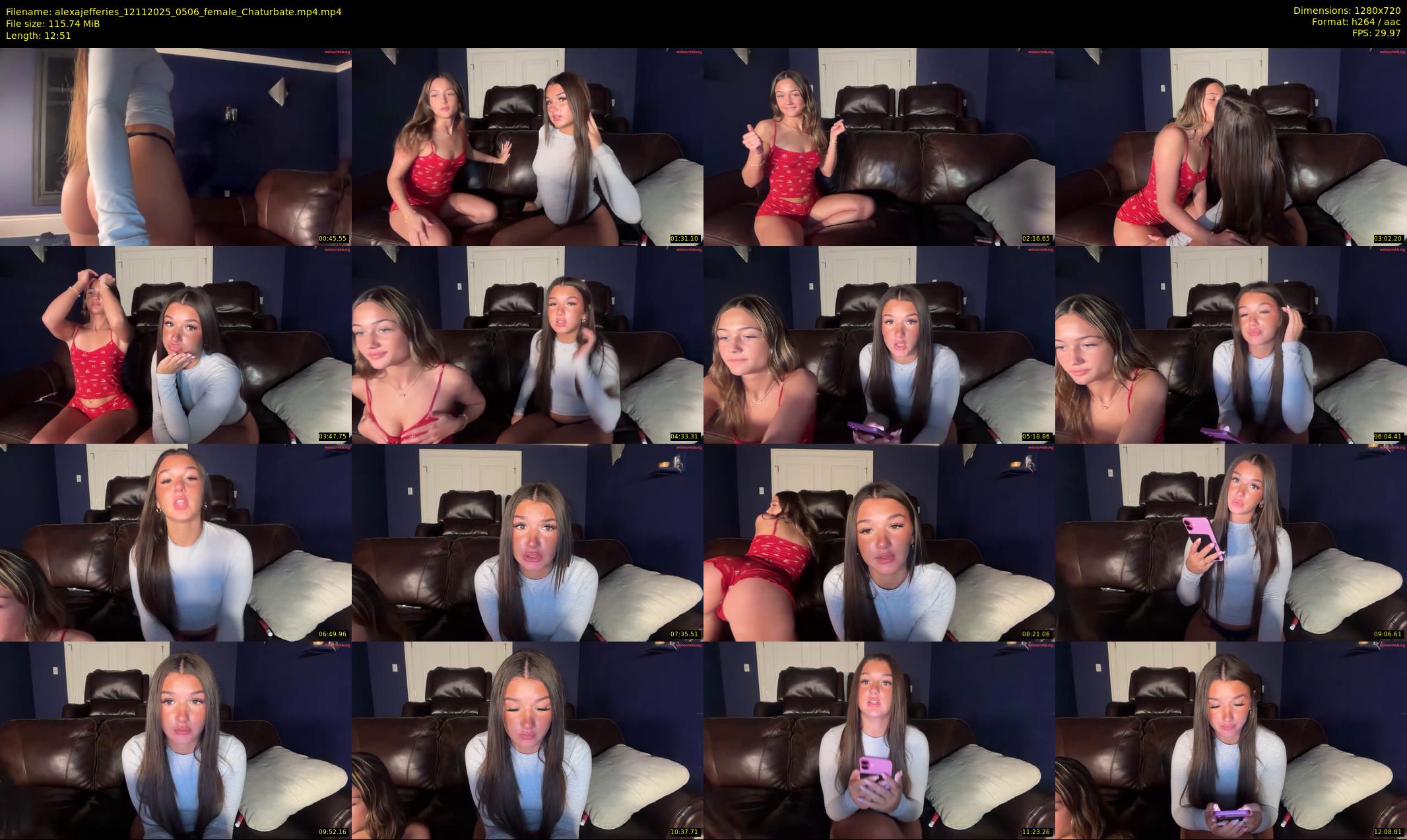 alexajefferies — 13 minute Chaturbate female cam show recording, 720p, Nov 12, 2025