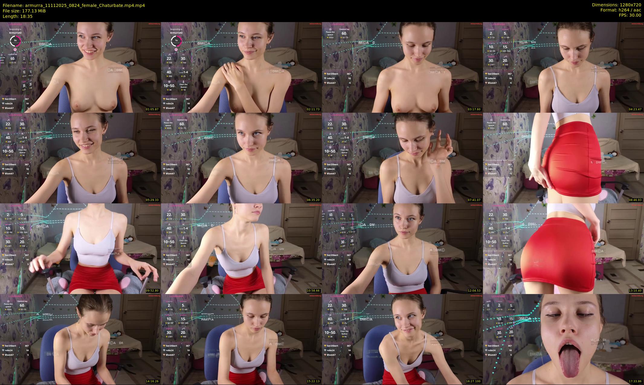 armurra — 19 minute Chaturbate female cam show recording, 720p, Nov 11, 2025