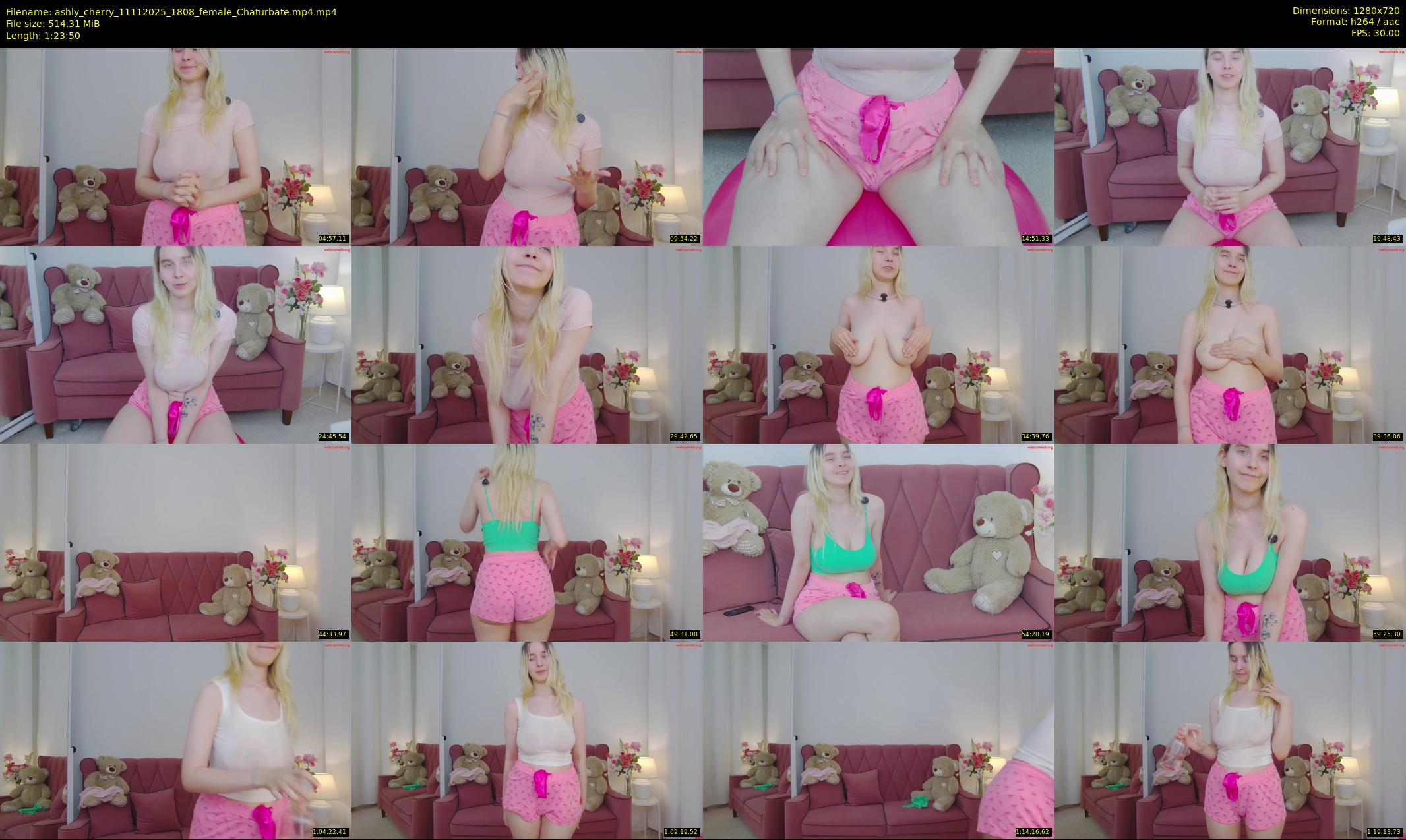 ashly_cherry — 84 minute Chaturbate female cam show recording, 720p, Nov 11, 2025
