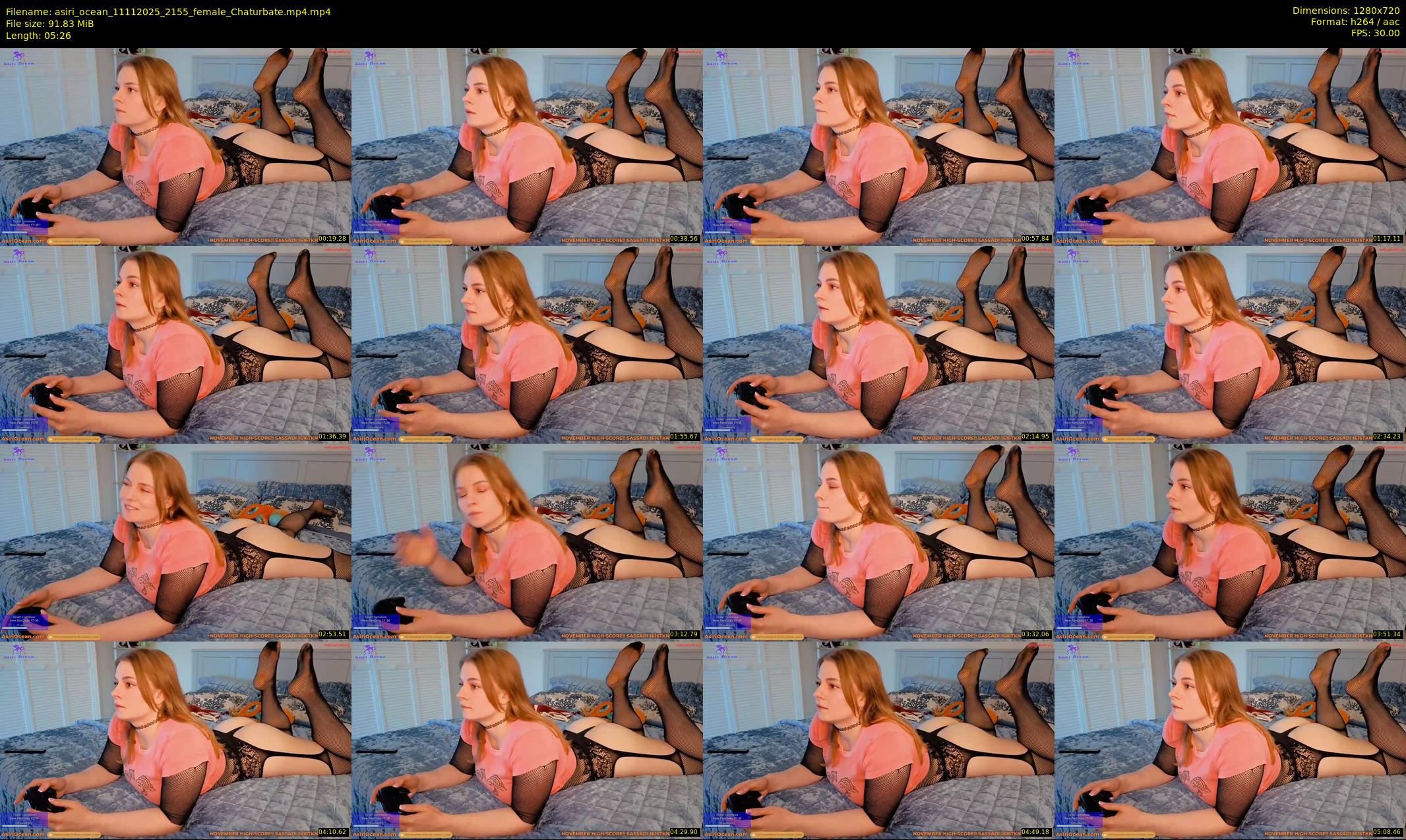 asiri_ocean — 6 minute Chaturbate female cam show recording, 720p, Nov 11, 2025