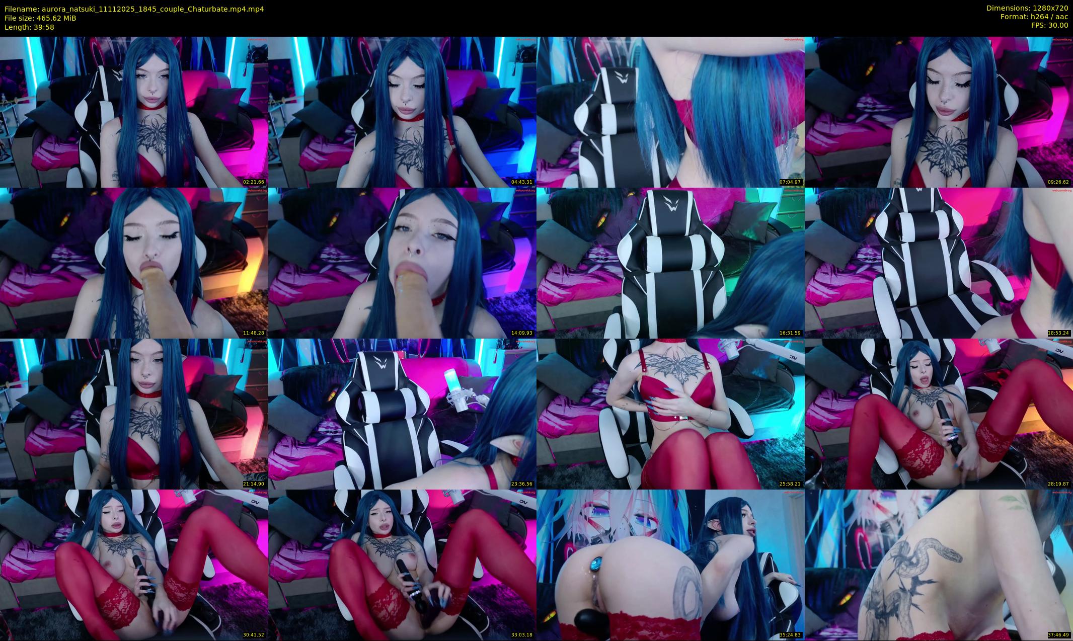 aurora_natsuki — 40 minute Chaturbate couple cam show recording, 720p, Nov 11, 2025