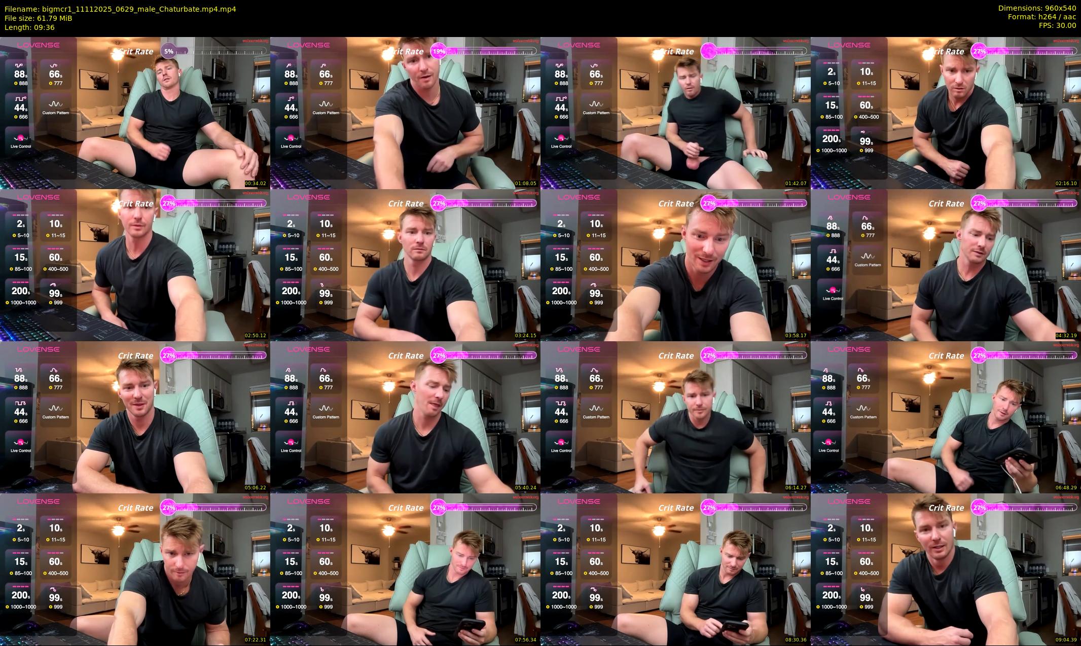 bigmcr1 — 10 minute Chaturbate male cam show recording, 480p, Nov 11, 2025