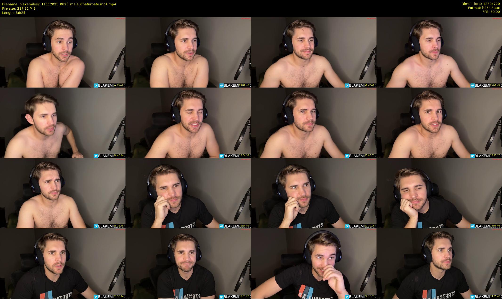 blakemiles2 — 37 minute Chaturbate male cam show recording, 720p, Nov 11, 2025