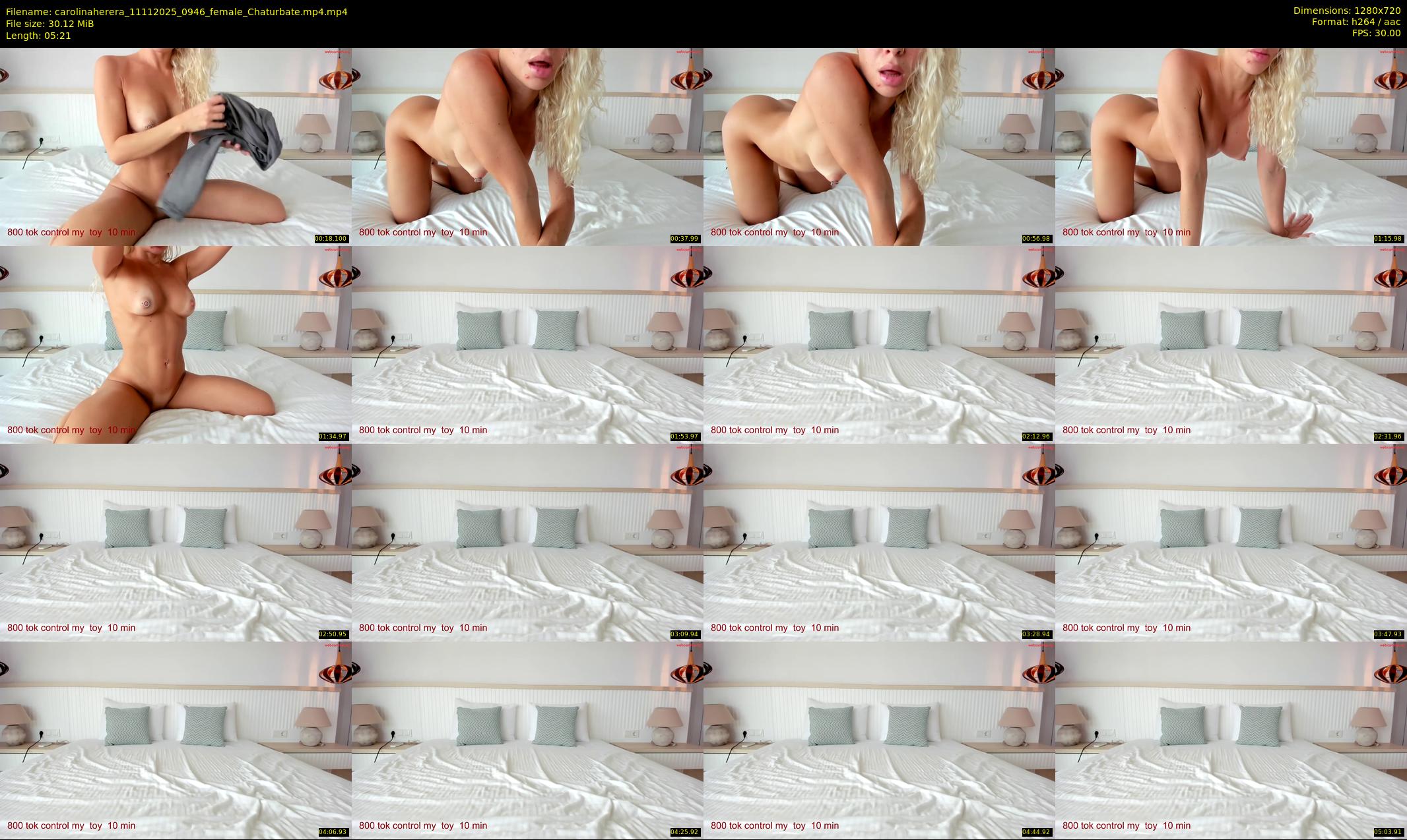 carolinaherera — 6 minute Chaturbate female cam show recording, 720p, Nov 11, 2025