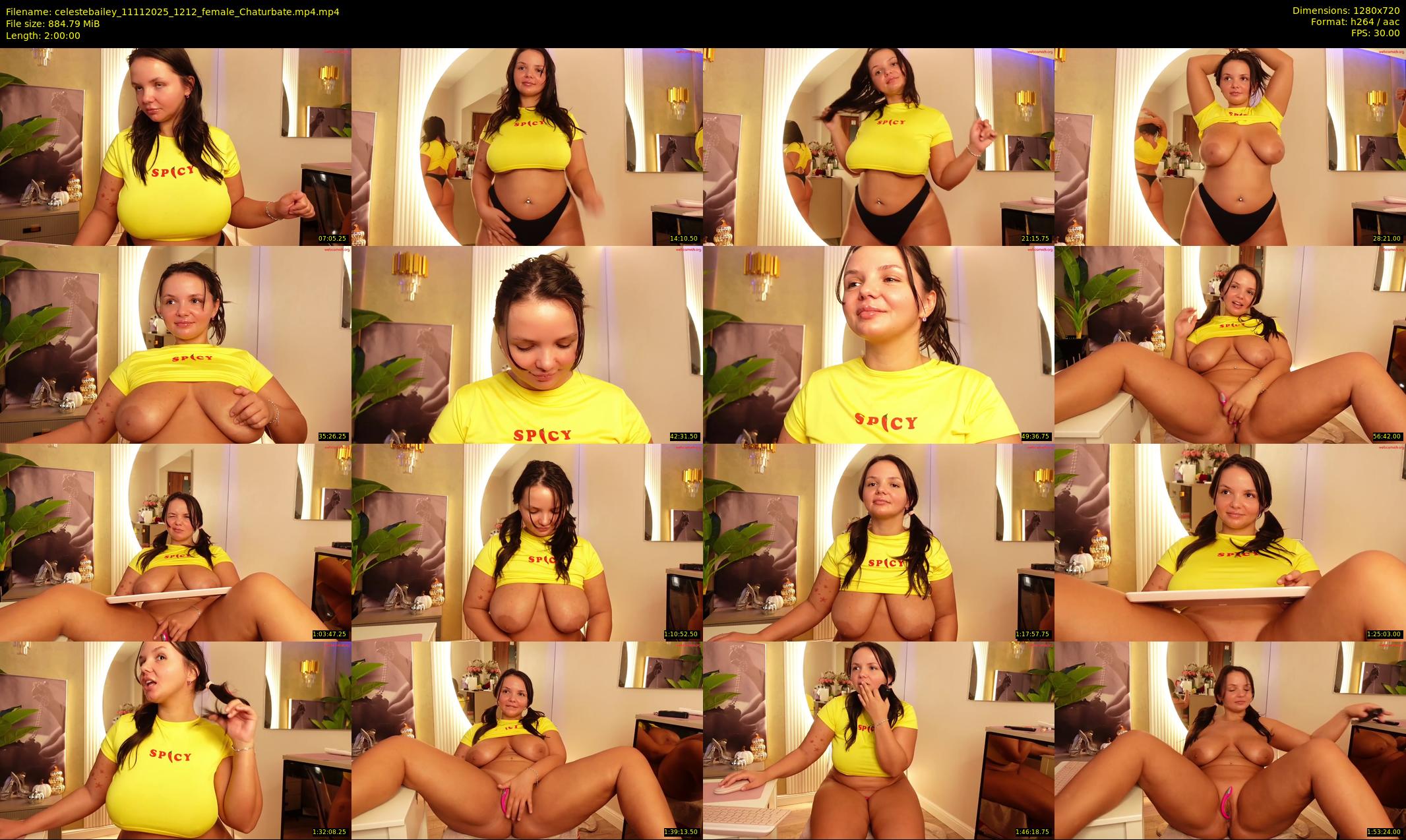 celestebailey — 120 minute Chaturbate female cam show recording, 720p, Nov 11, 2025