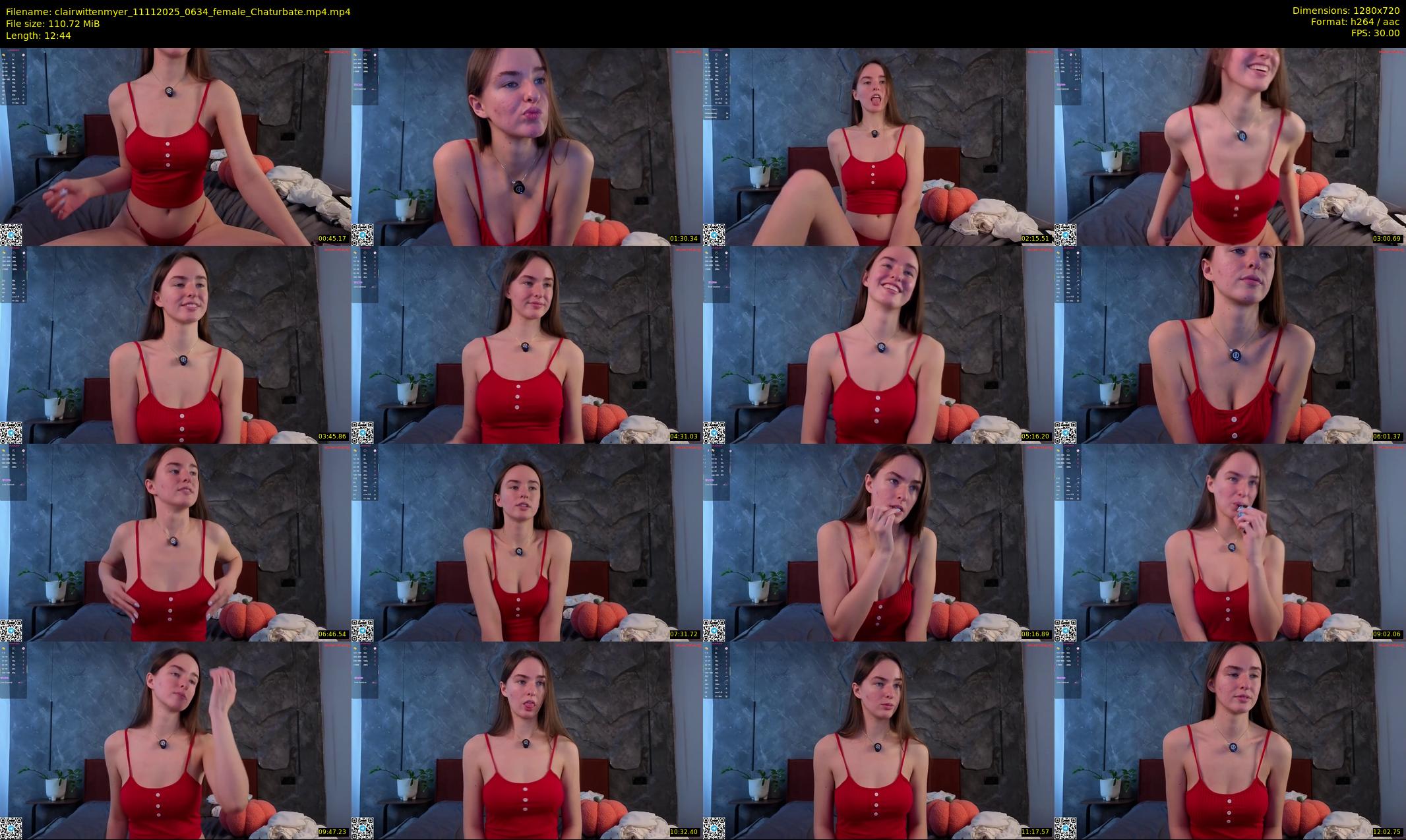 clairwittenmyer — 13 minute Chaturbate female cam show recording, 720p, Nov 11, 2025