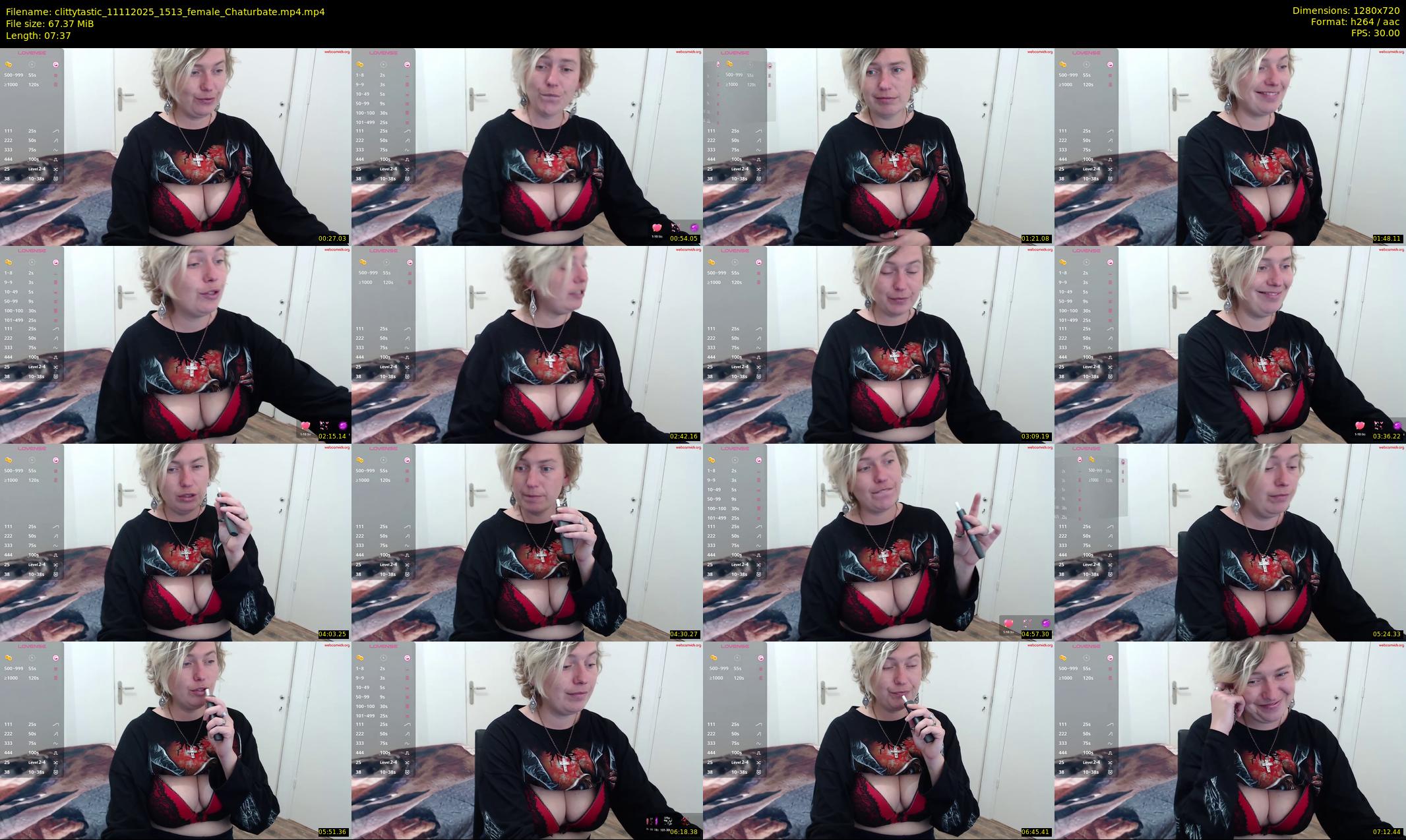 clittytastic — 8 minute Chaturbate female cam show recording, 720p, Nov 11, 2025