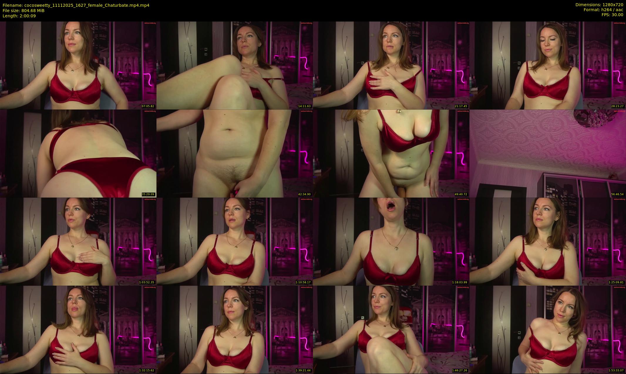 cocosweetty — 121 minute Chaturbate female cam show recording, 720p, Nov 11, 2025