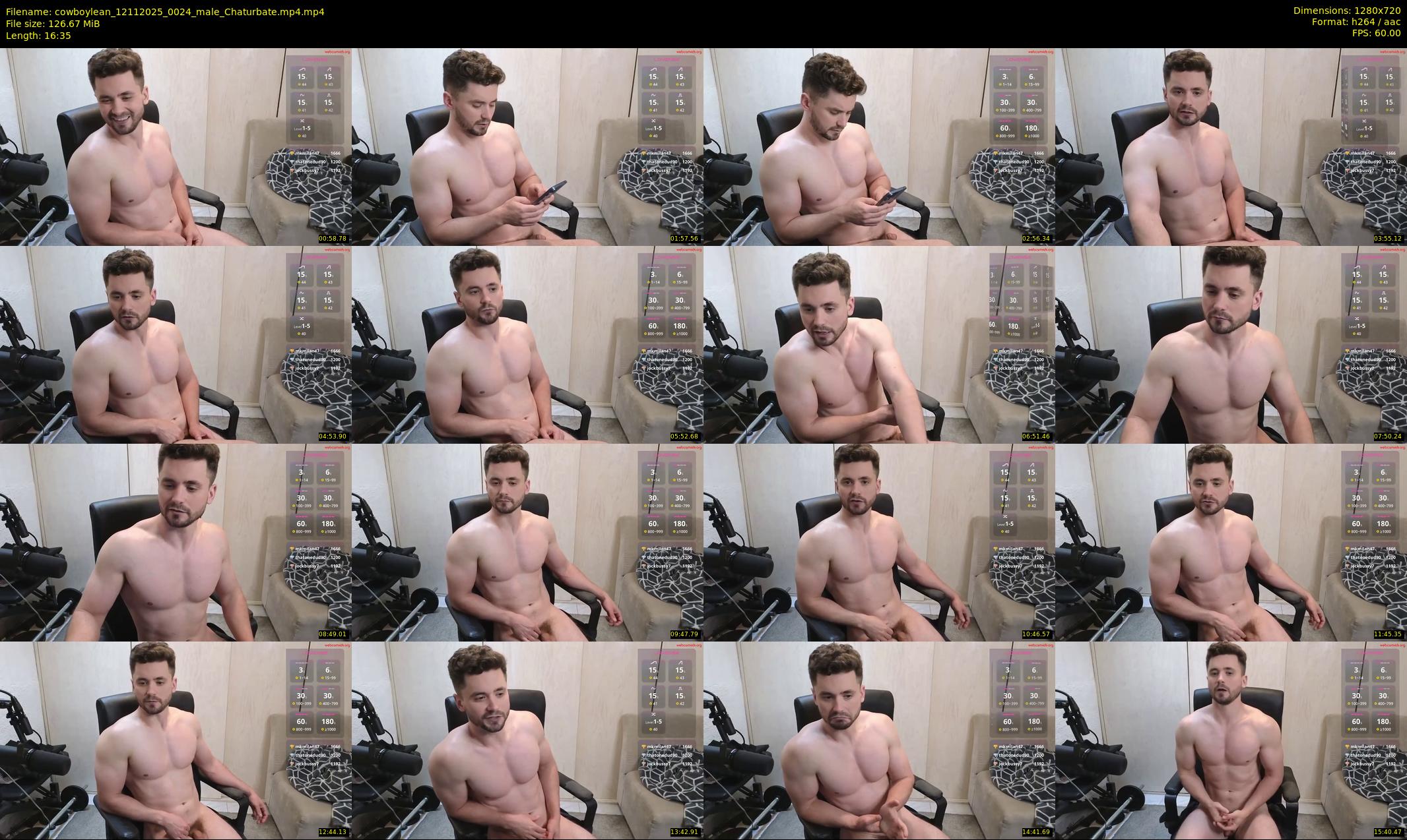 cowboylean — 17 minute Chaturbate male cam show recording, 720p, Nov 12, 2025