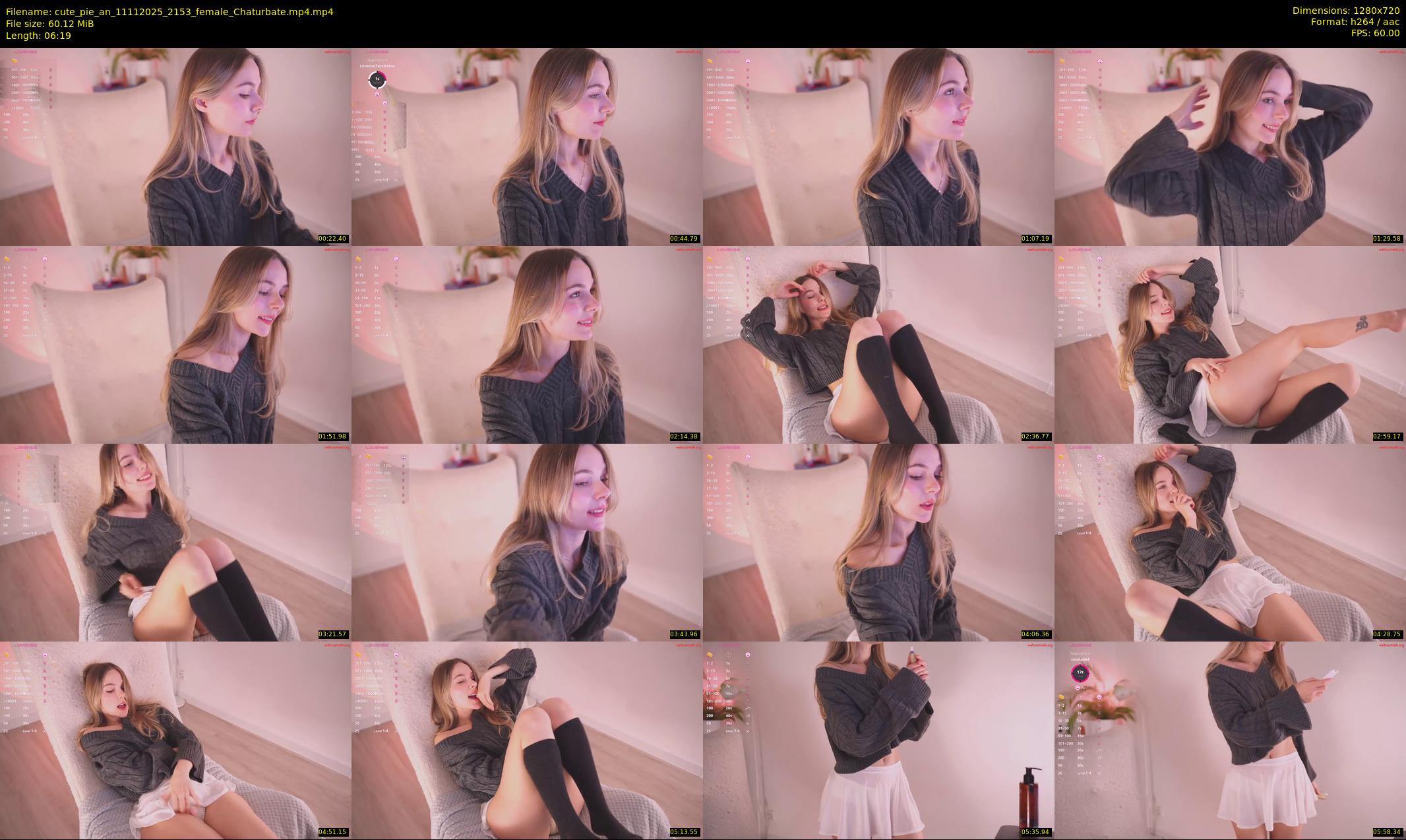 cute_pie_an — 7 minute Chaturbate female cam show recording, 720p, Nov 11, 2025