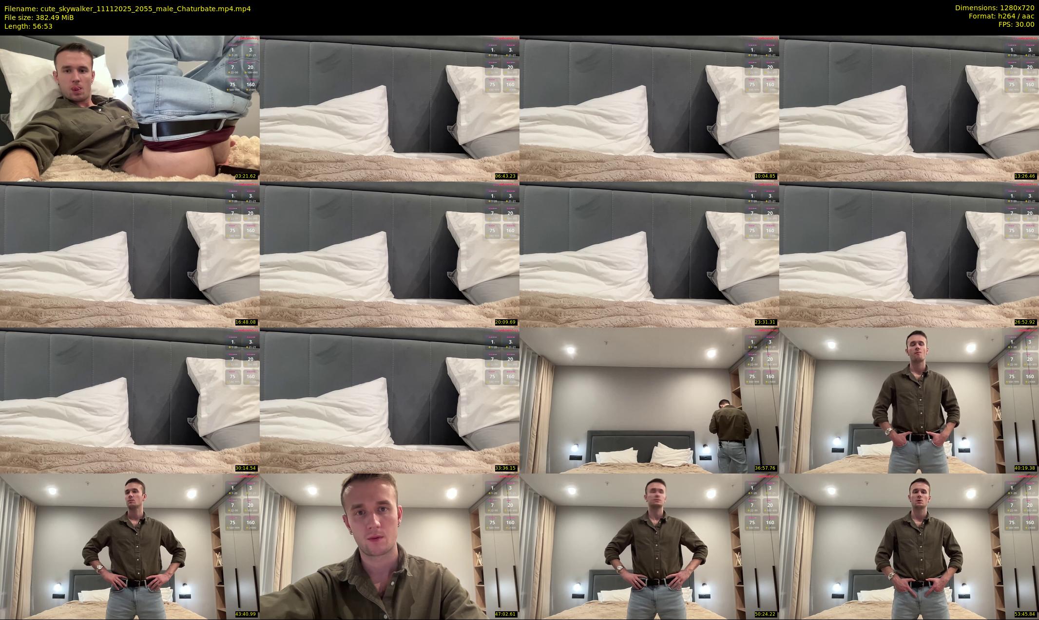 cute_skywalker — 57 minute Chaturbate male cam show recording, 720p, Nov 11, 2025