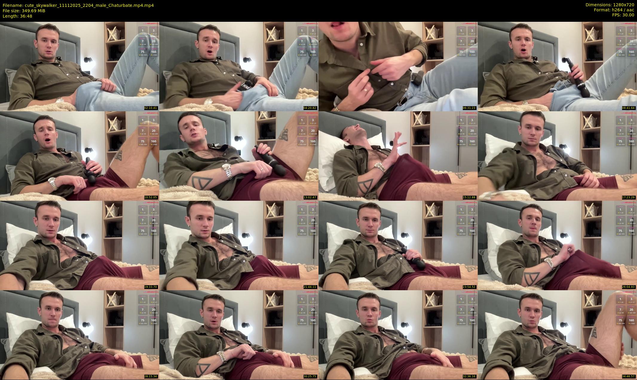 cute_skywalker — 37 minute Chaturbate male cam show recording, 720p, Nov 11, 2025