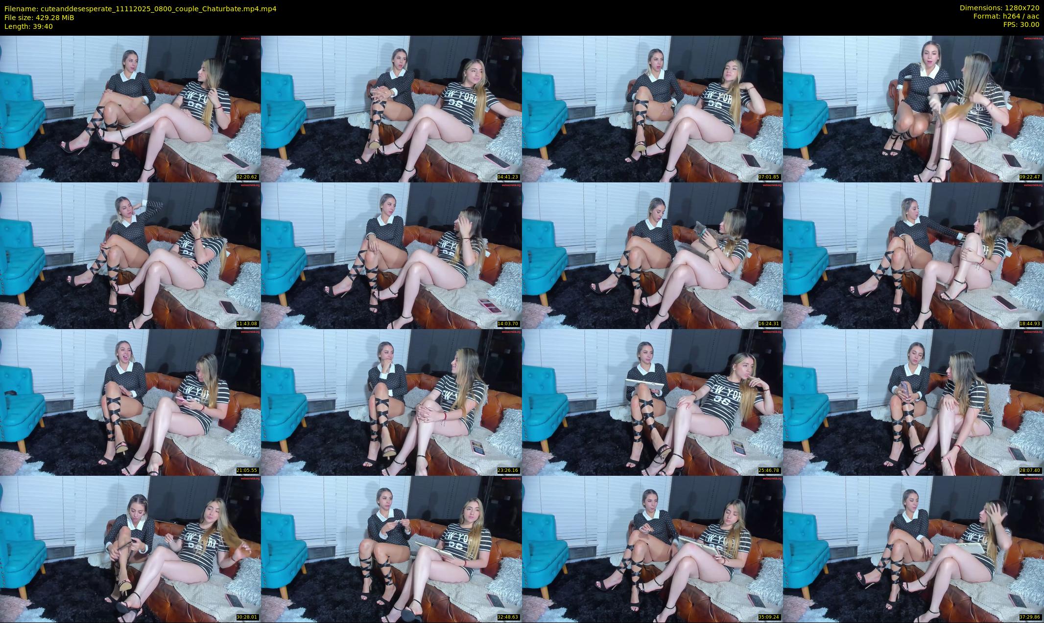 cuteanddesesperate — 40 minute Chaturbate female cam show recording, 720p, Nov 11, 2025