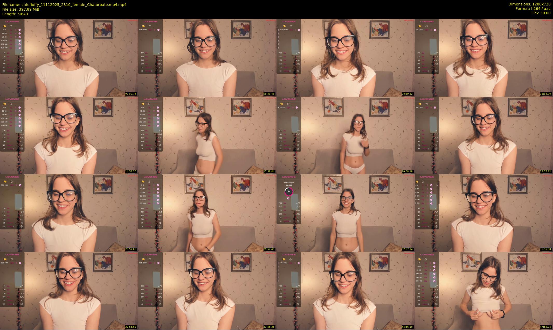 cutefluffy — 51 minute Chaturbate female cam show recording, 720p, Nov 11, 2025