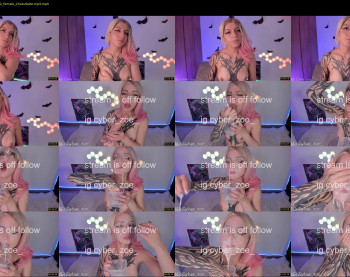 cyberzoe — 12 minute Chaturbate female cam show recording, 720p, Nov 11, 2025
